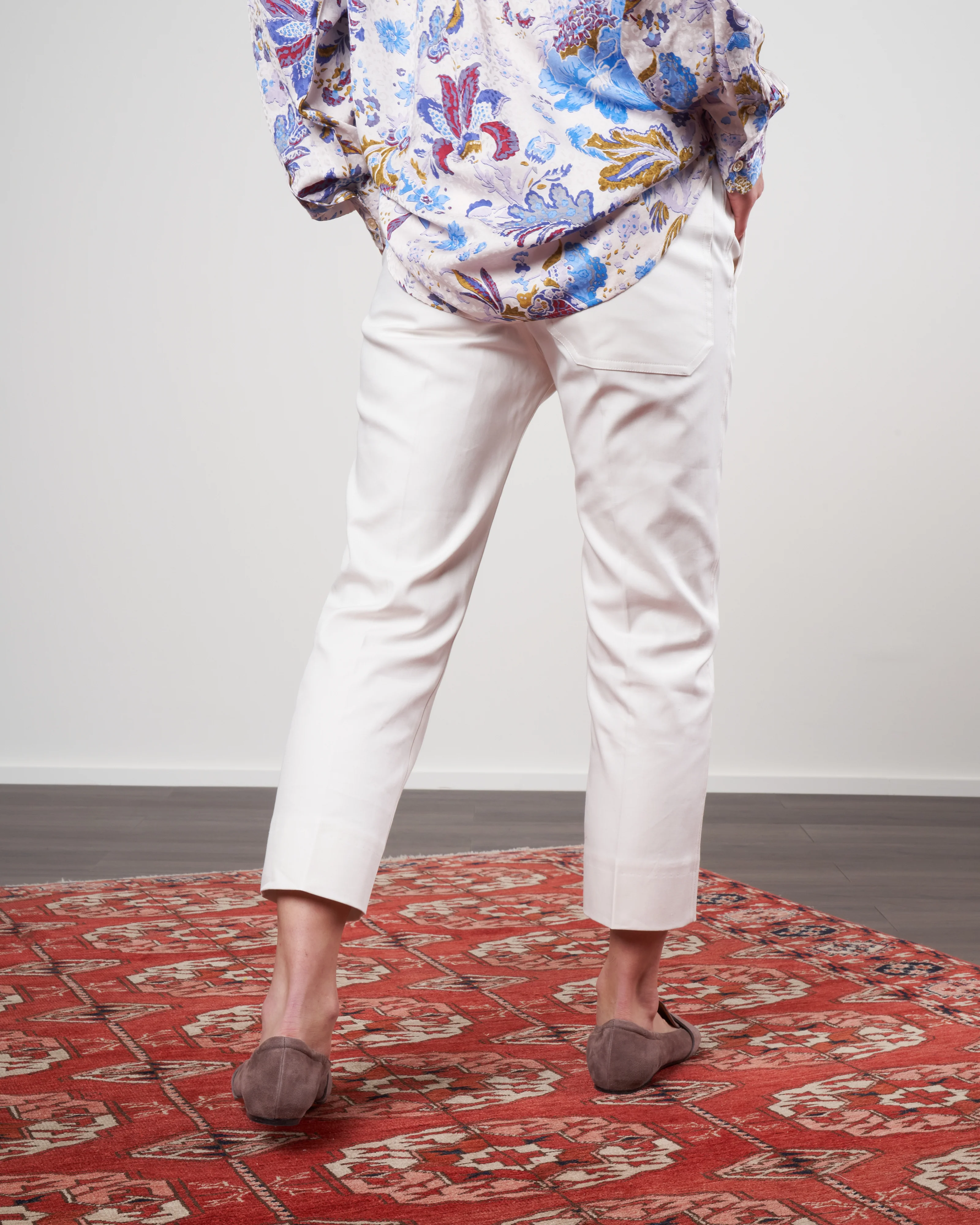 slim pant - winter white - Image 4