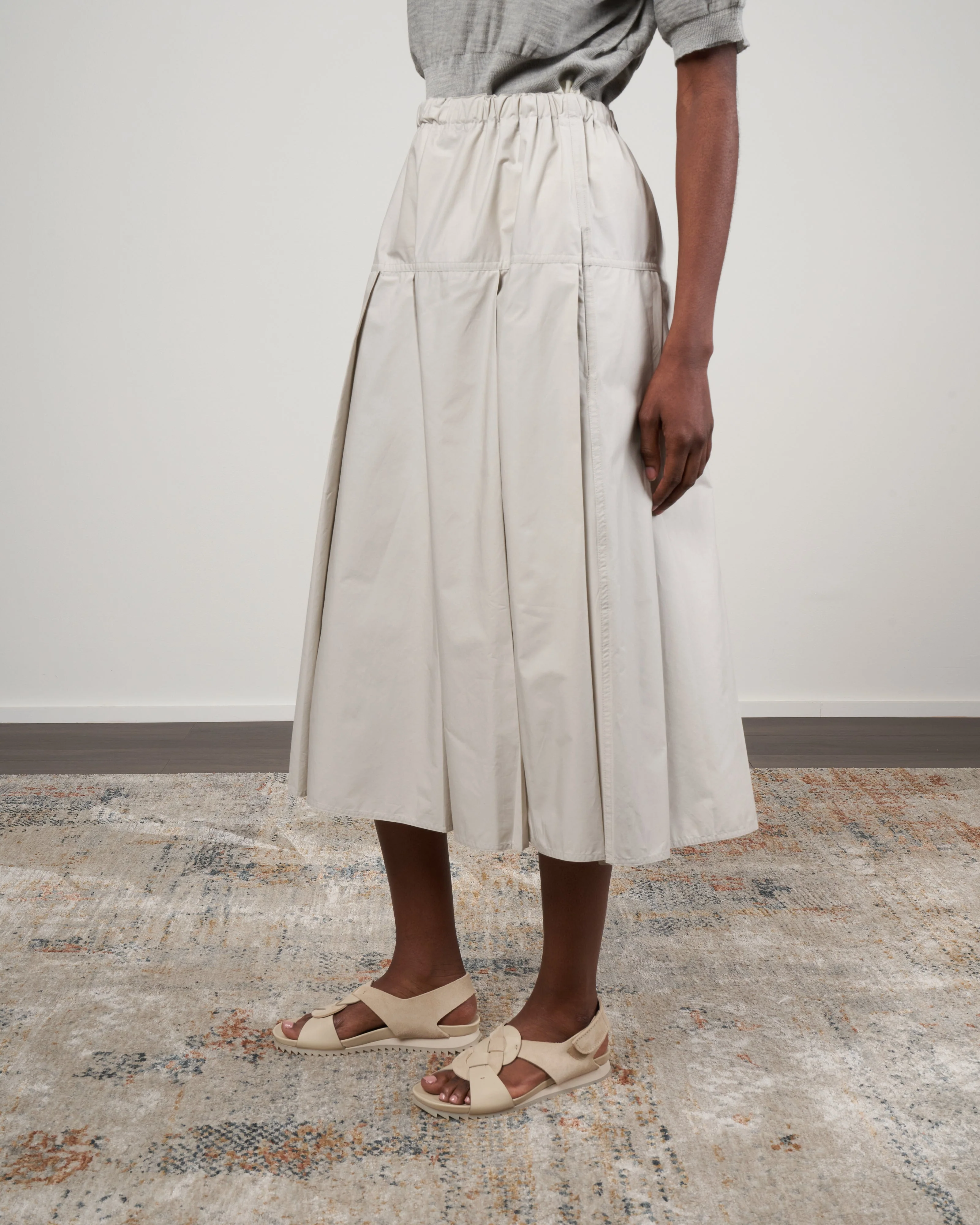 sphere cinched skirt - clay - Image 3