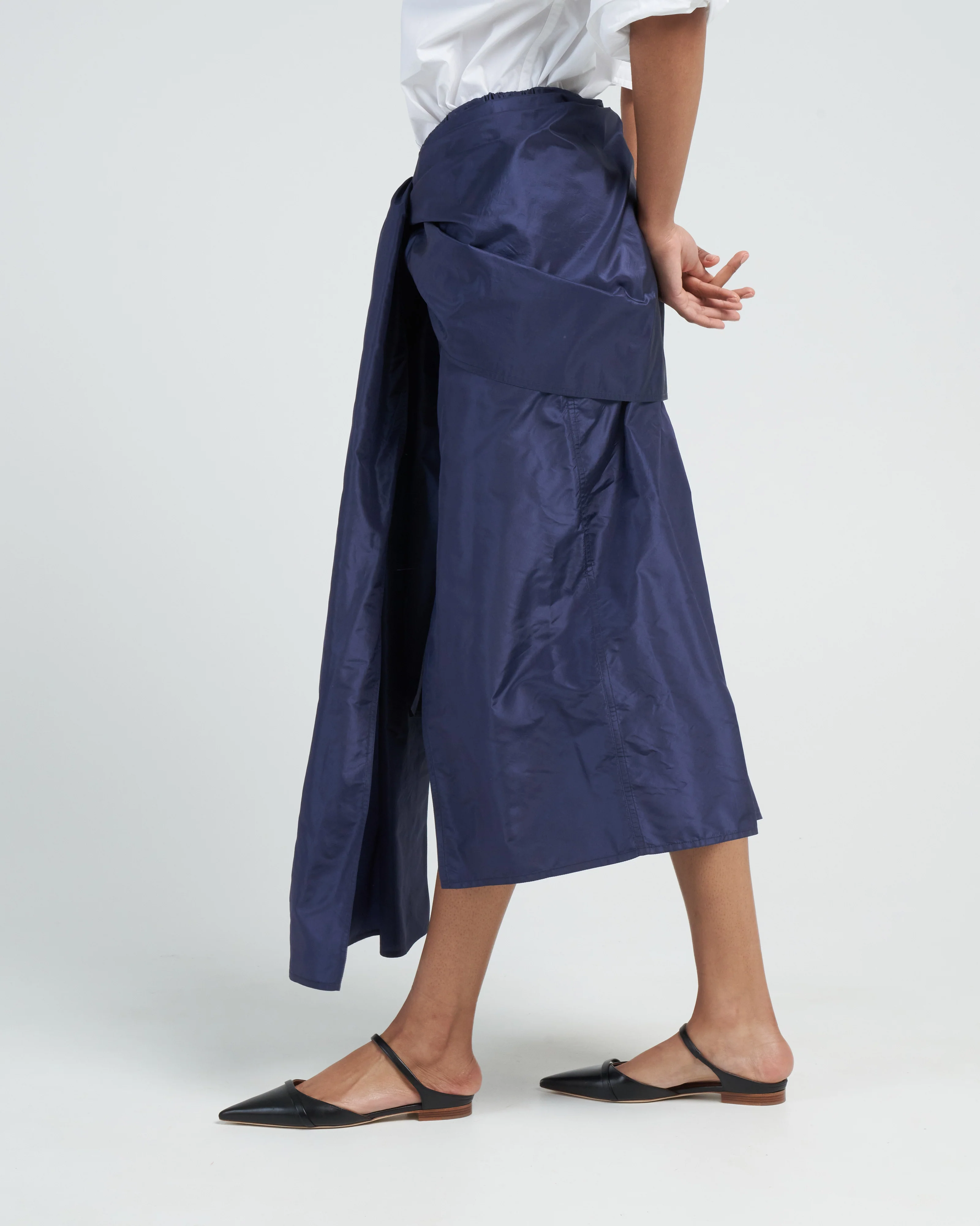 taffeta skirt - midnight - Image 3