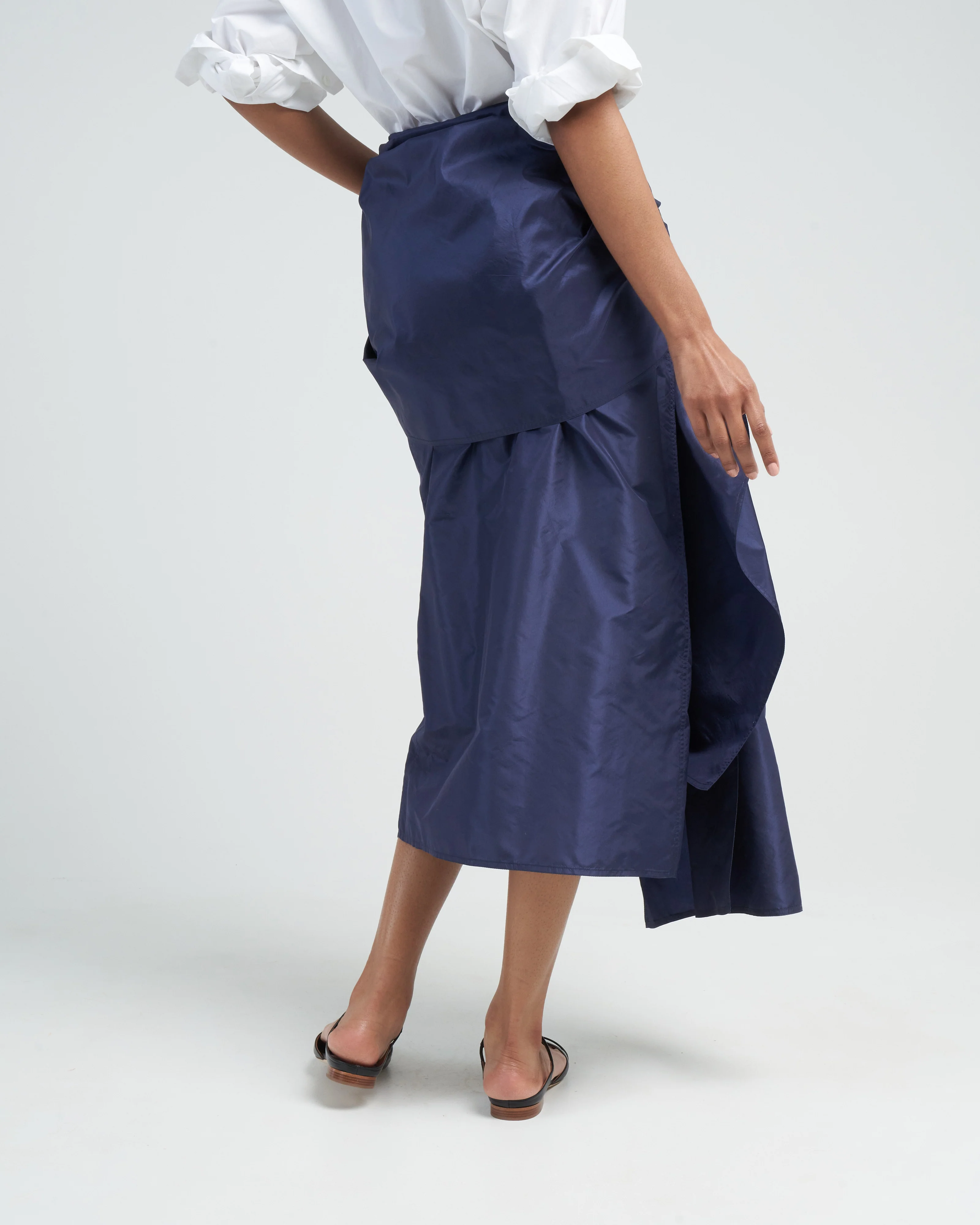 taffeta skirt - midnight - Image 4