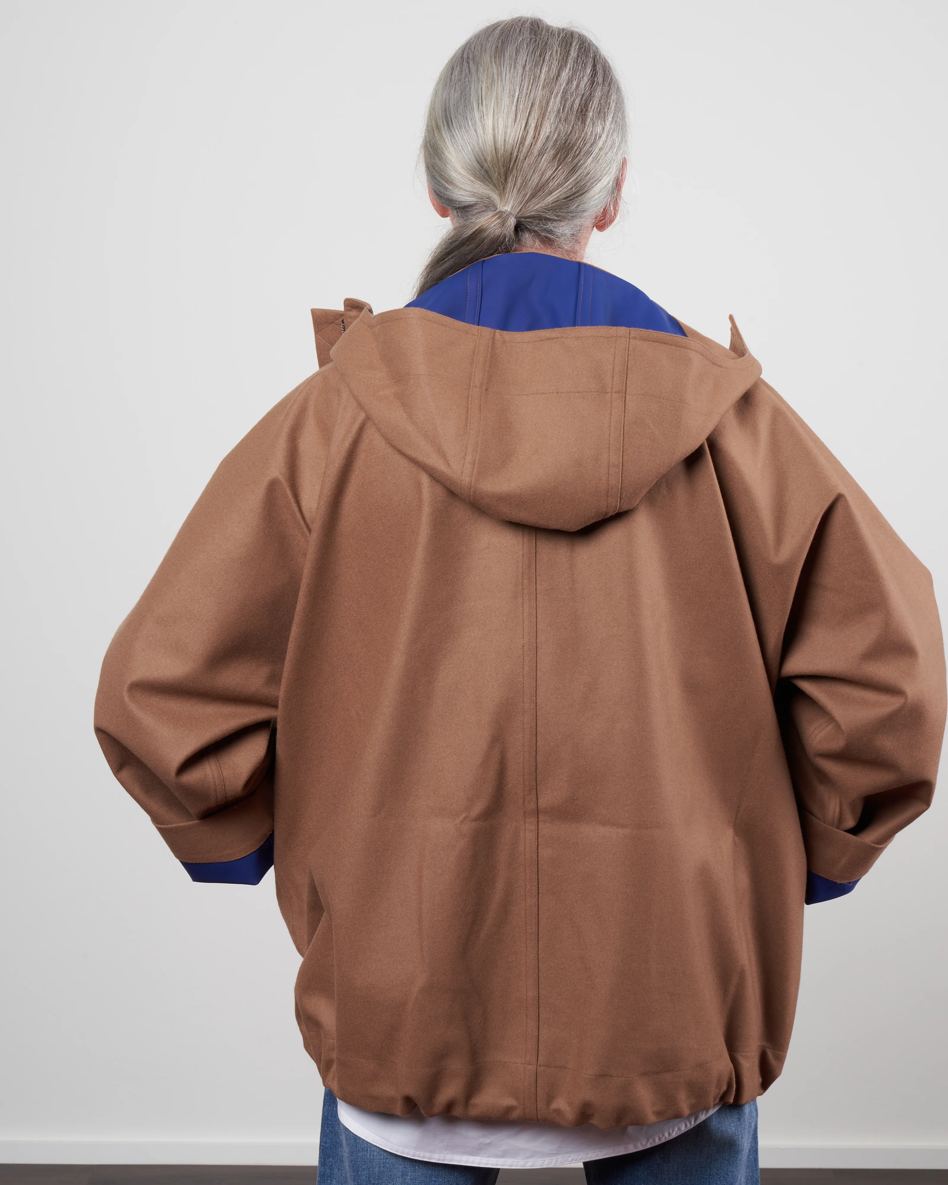cyril waterproof flannel jacket - toffee - Image 2