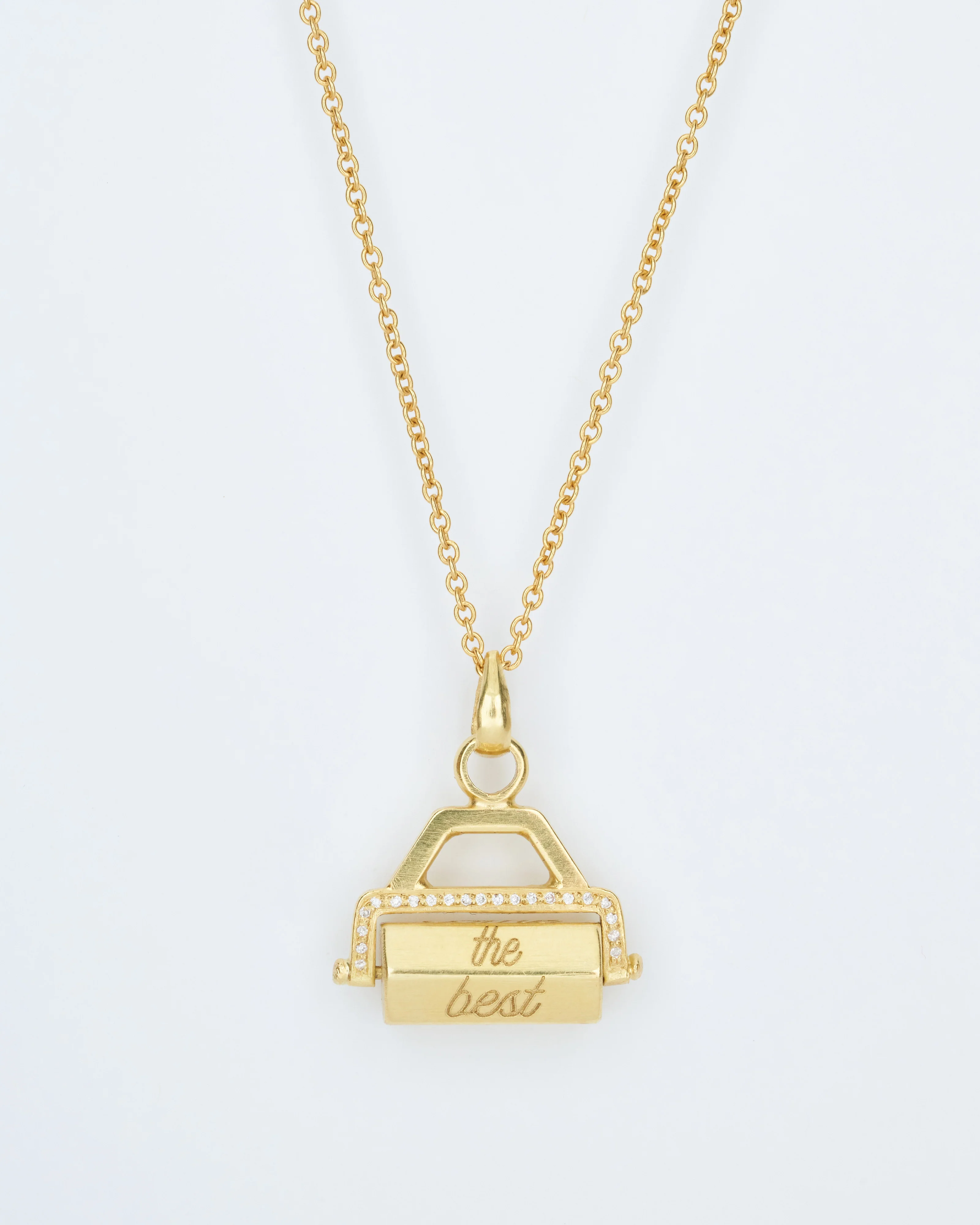 small spinning pendant necklace - Image 2