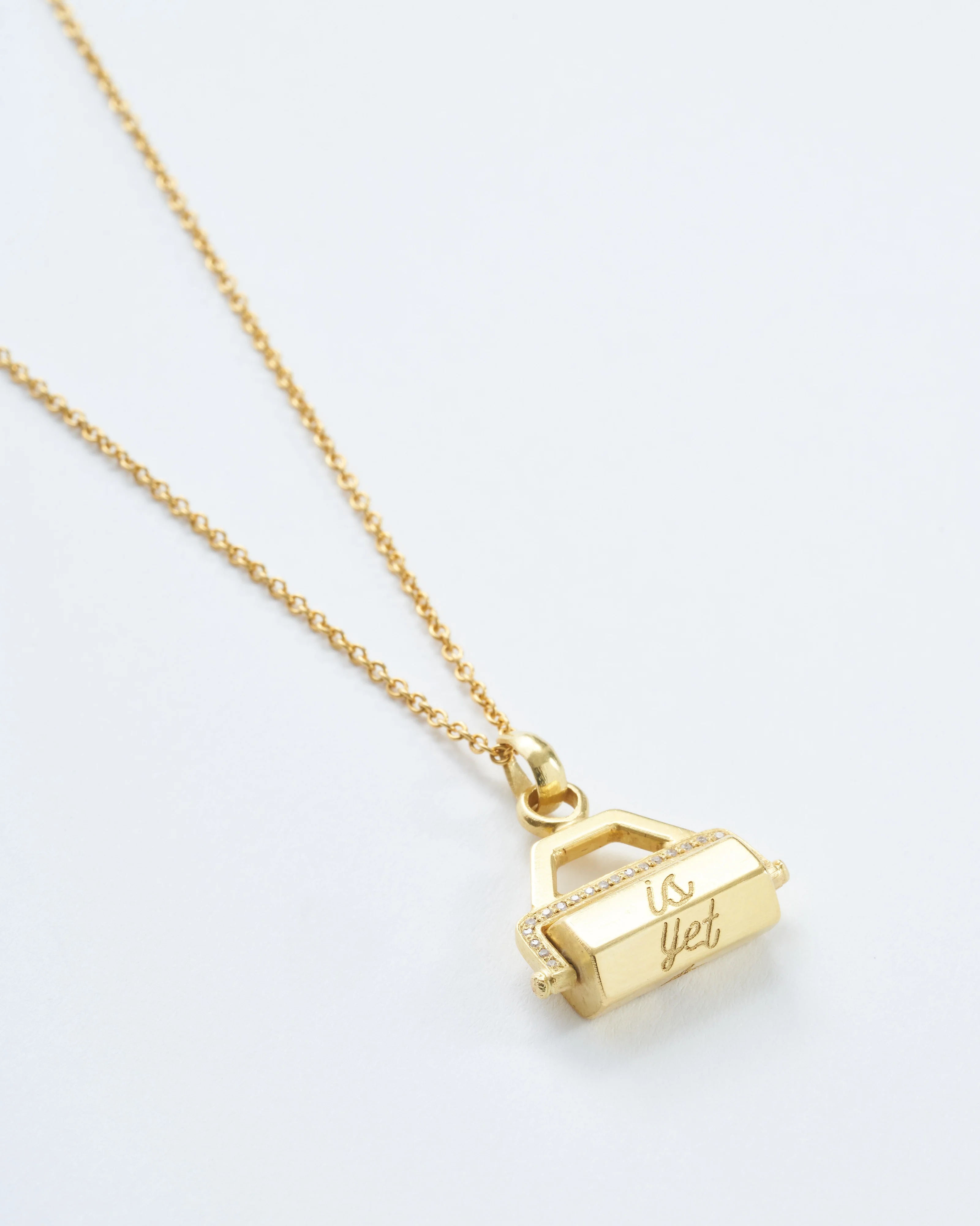 small spinning pendant necklace - Image 4