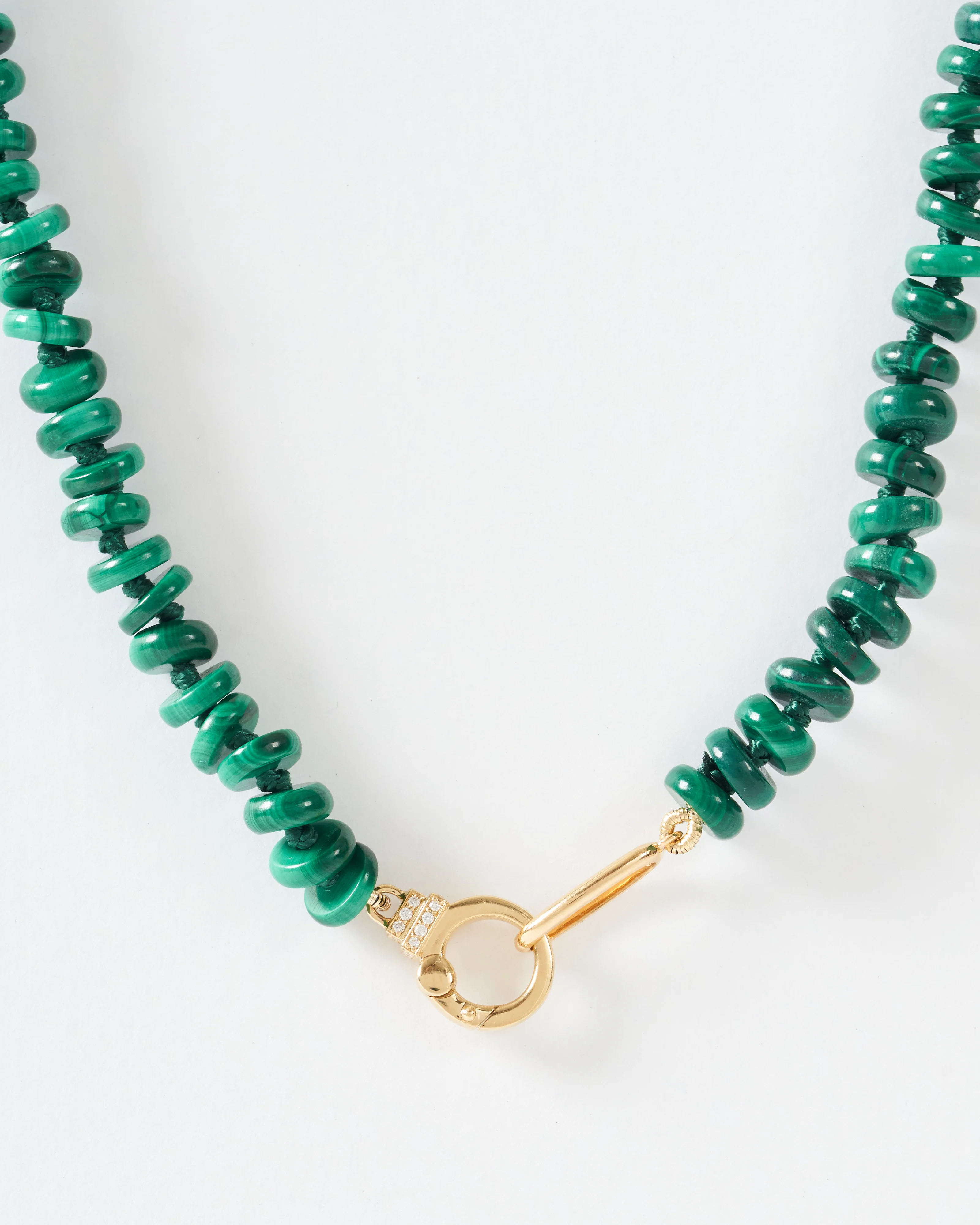 22" beaded necklace with clasp - Image 3