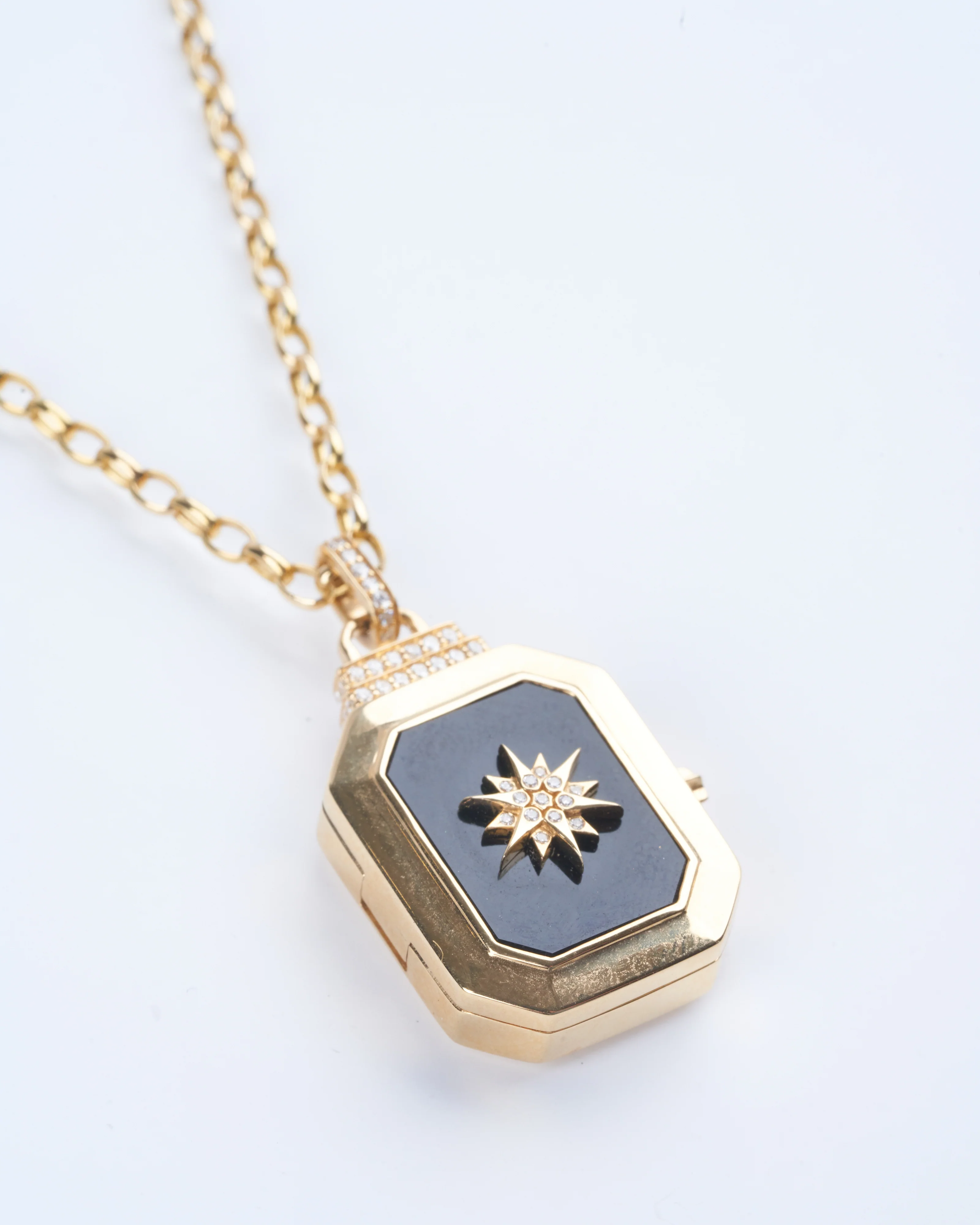 le stelle locket - onyx, diamond - Image 2