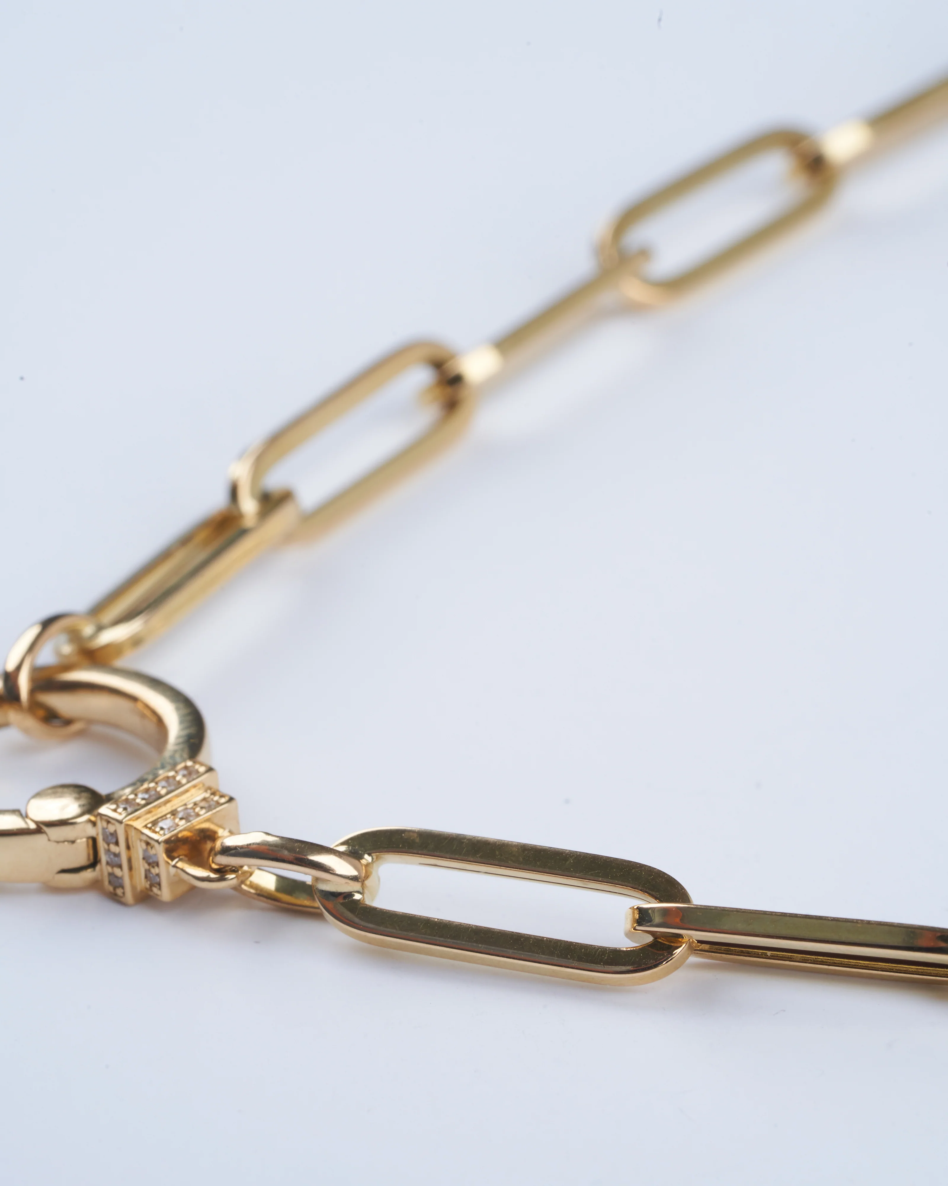 paperclip chain - gold - Image 3