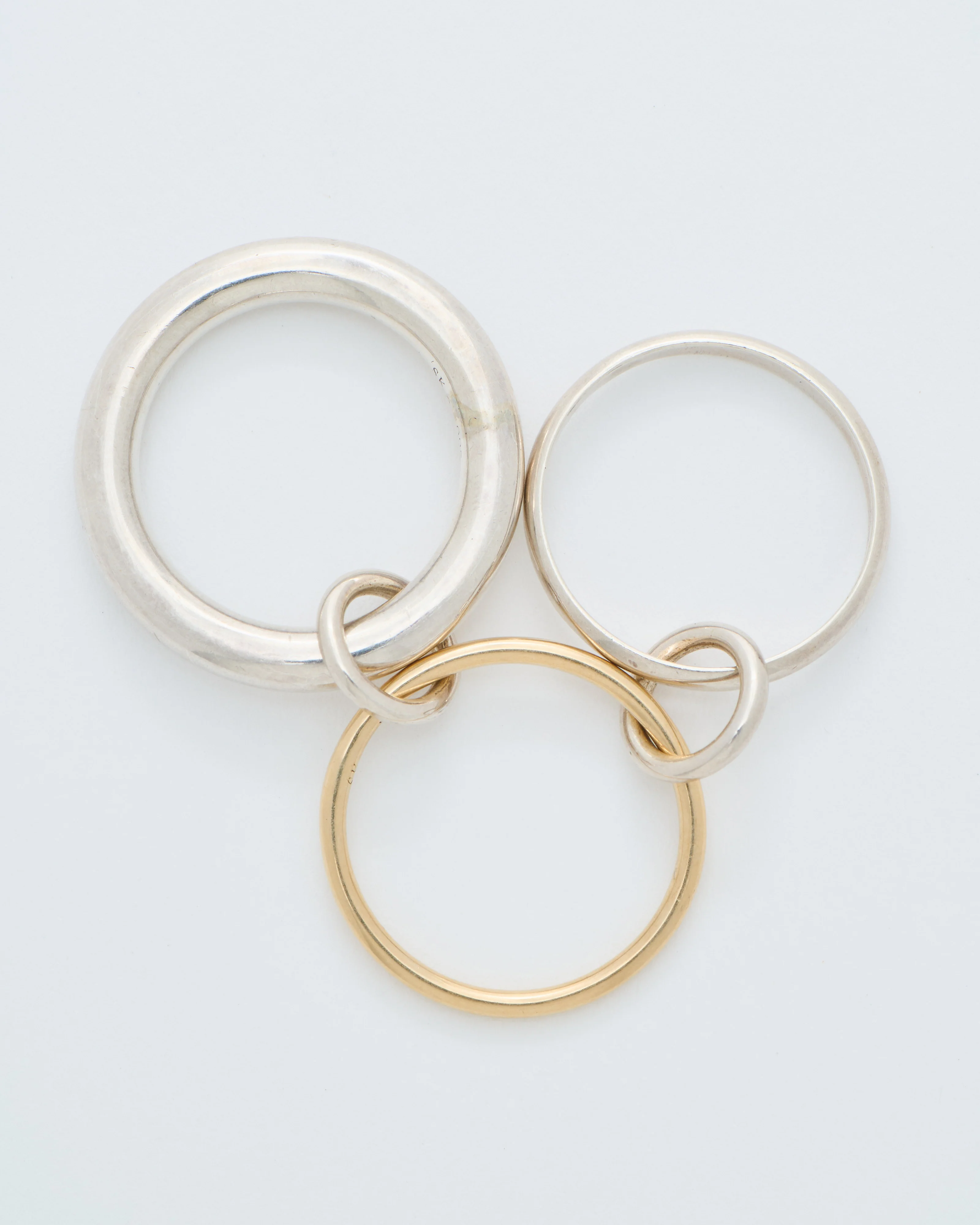 amaryllis ring - silver and yellow gold - Image 5