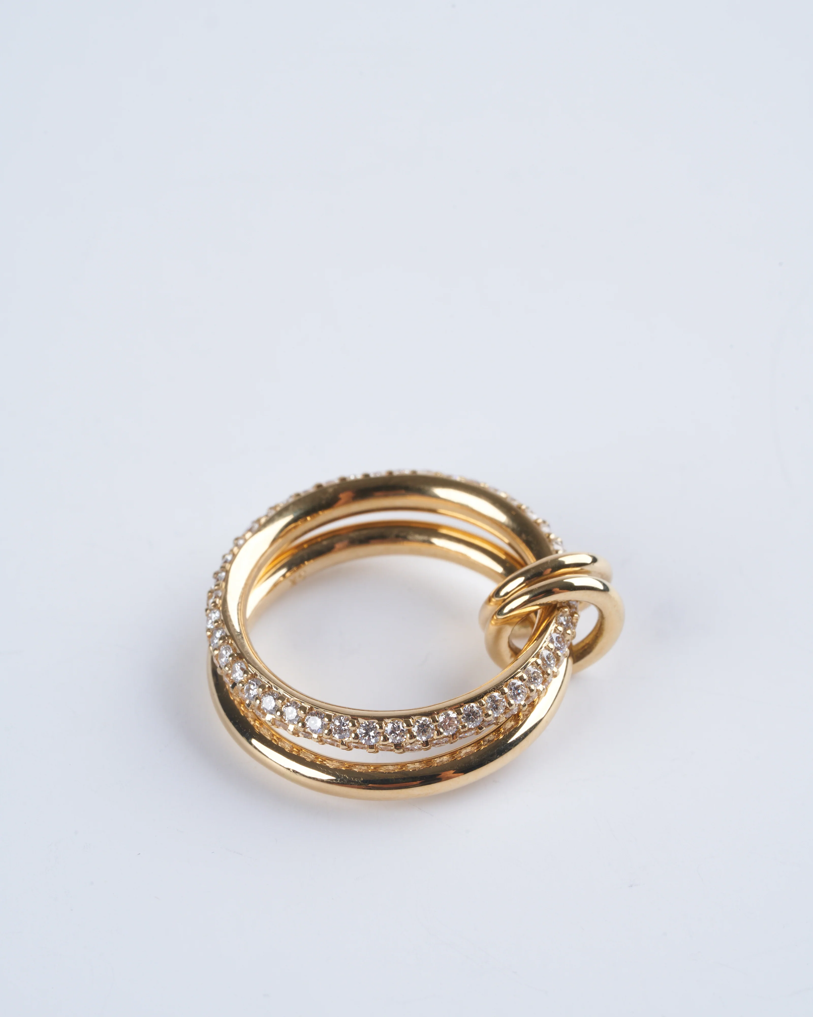virgo petite yellow gold ring - Image 2