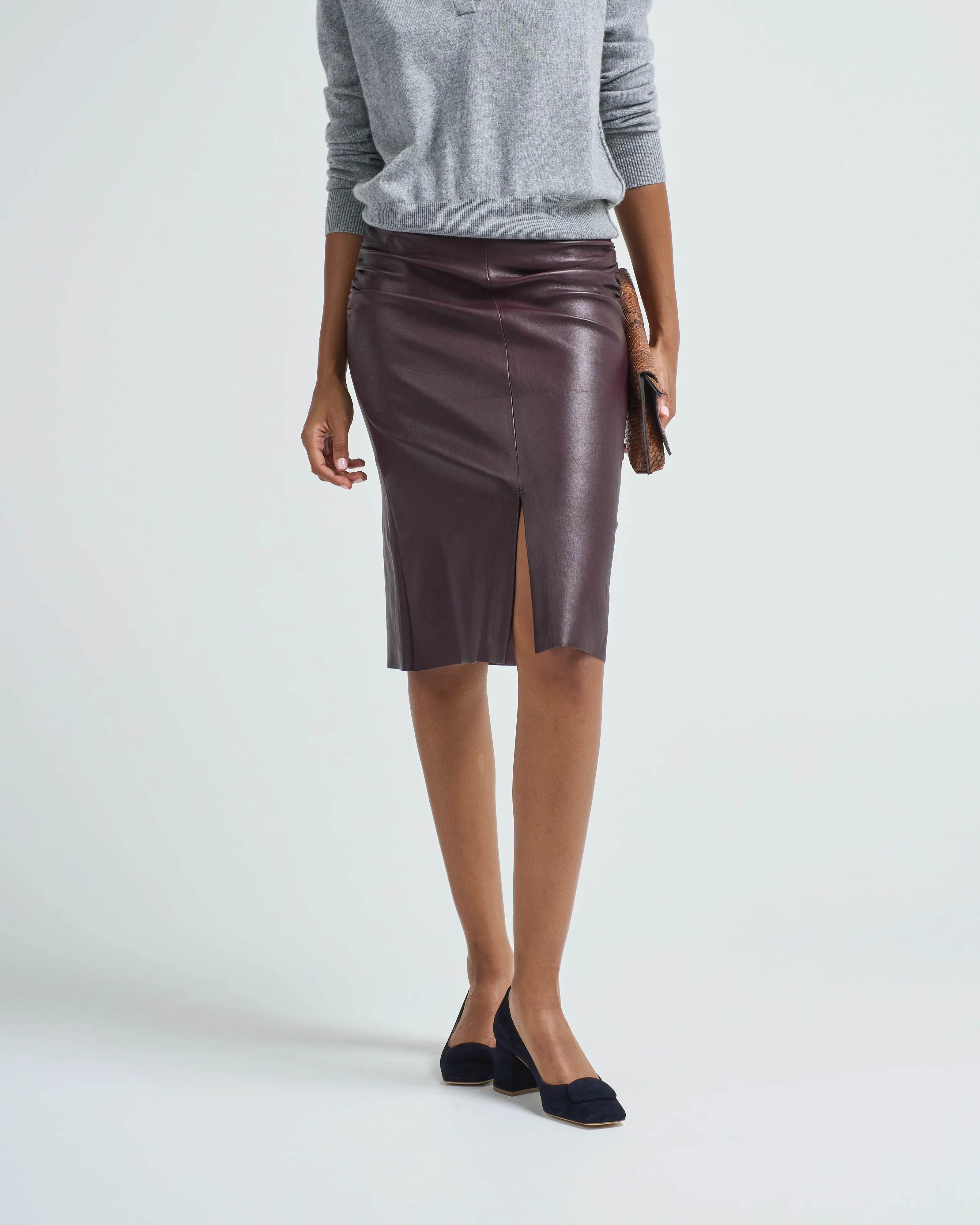 ooma leather skirt - Image 3
