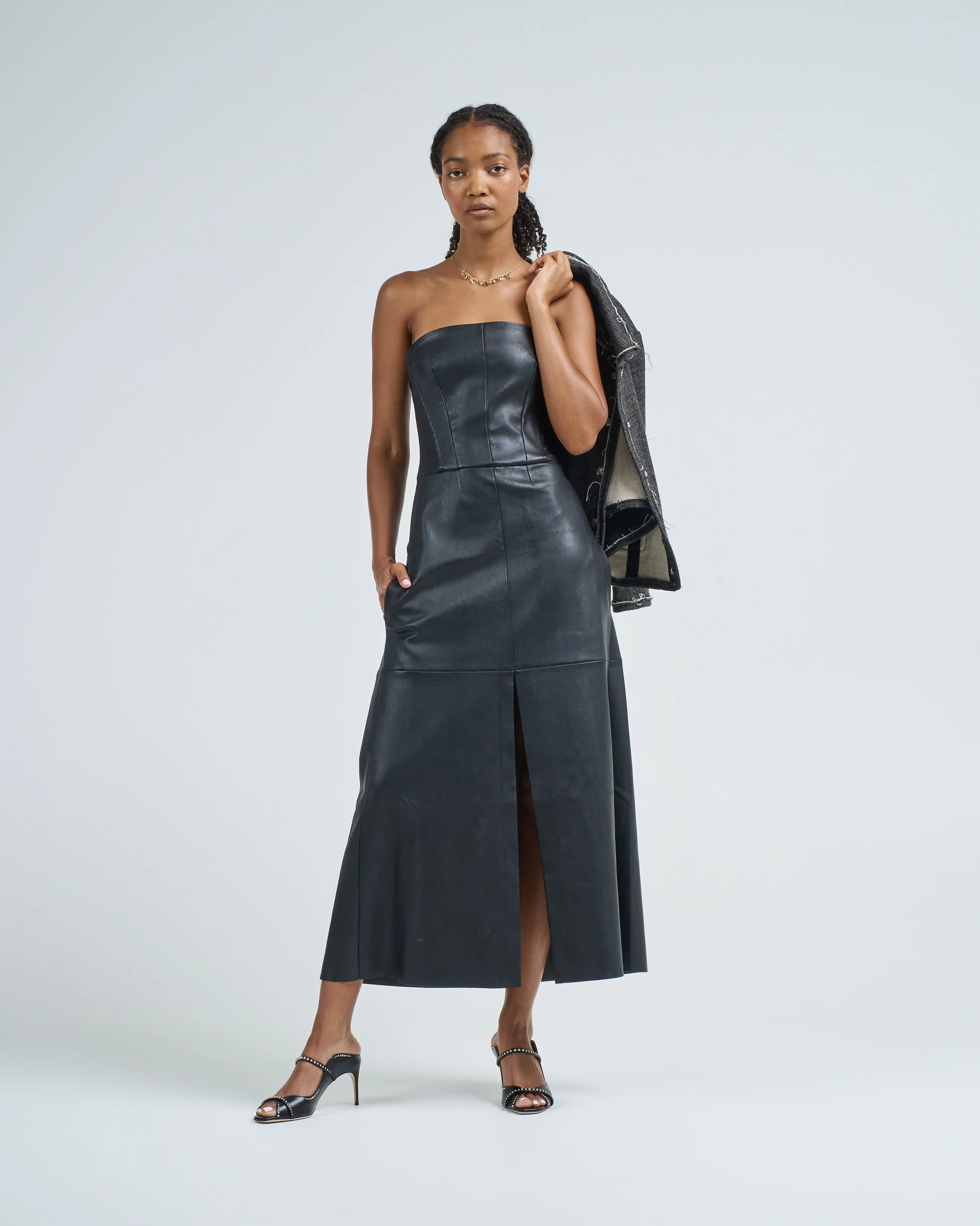 pasha leather dress - Image 5