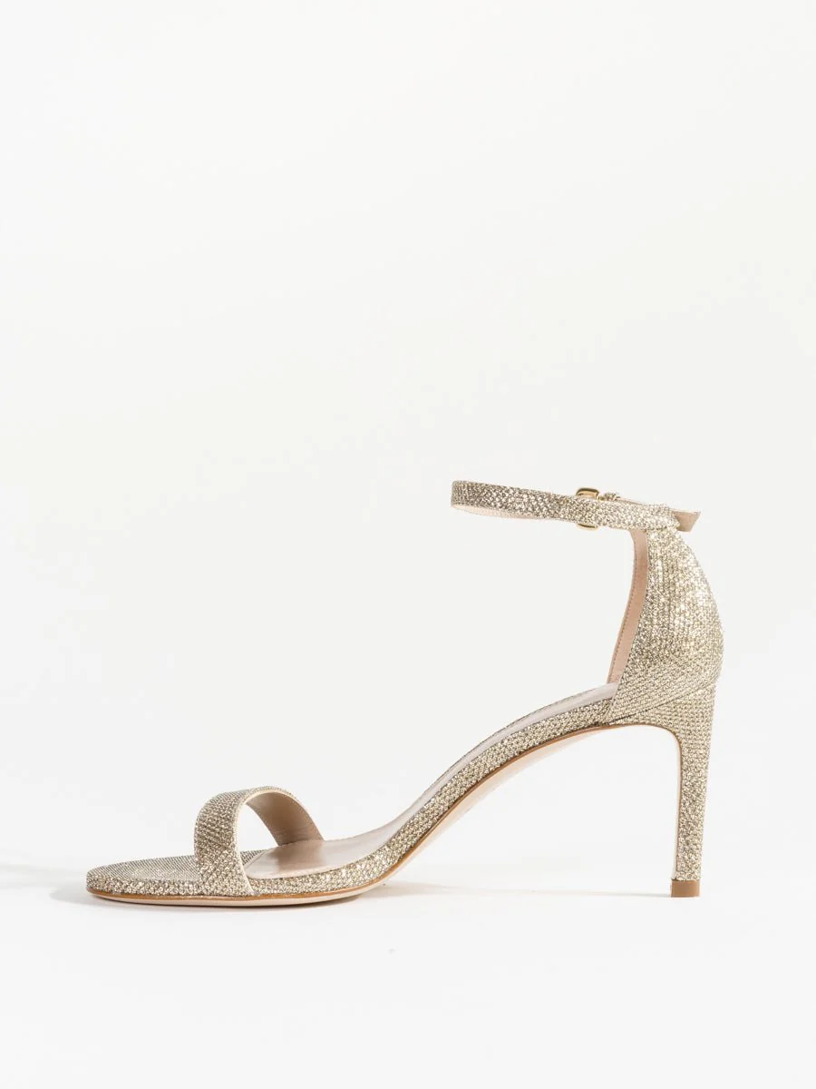 nunaked straight sandal - platinum noir - Image 2