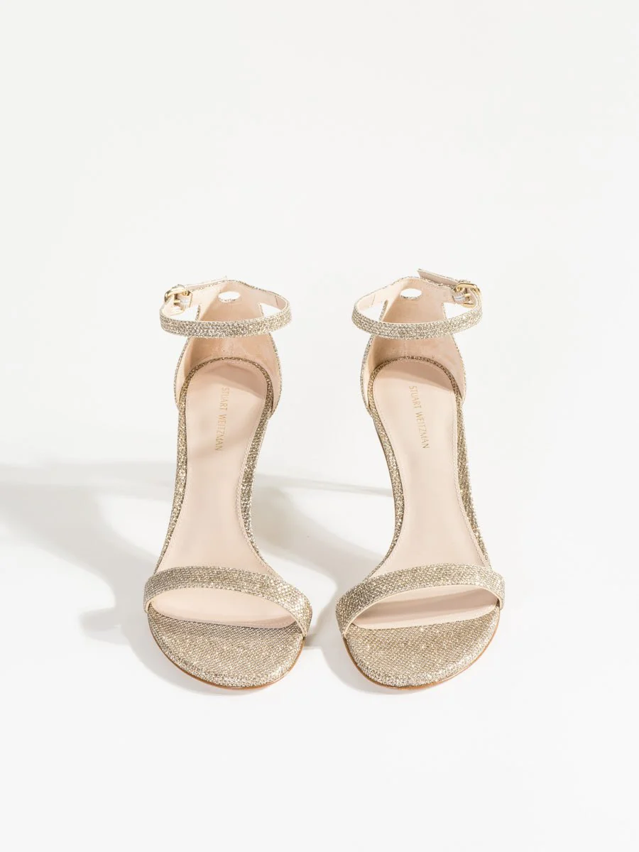 nunaked straight sandal - platinum noir - Image 3
