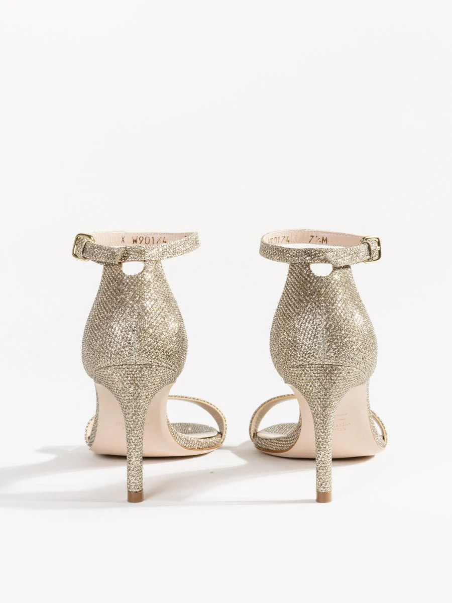 nunaked straight sandal - platinum noir - Image 4