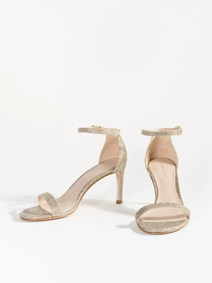 nunaked straight sandal - platinum noir - Image 6