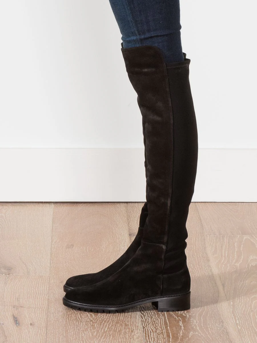 schizo boot - black suede - Image 3