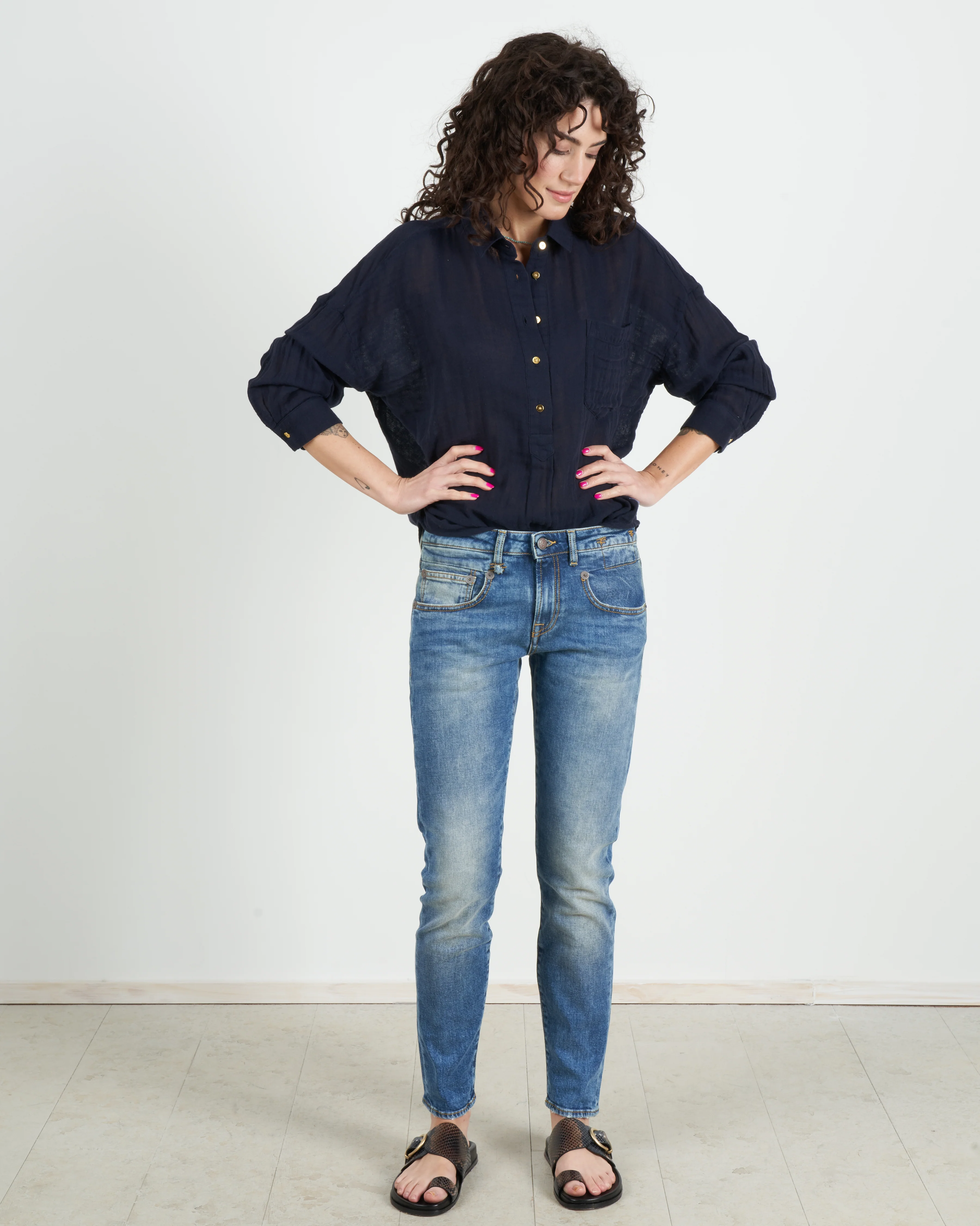 fonda shirt - navy - Image 6