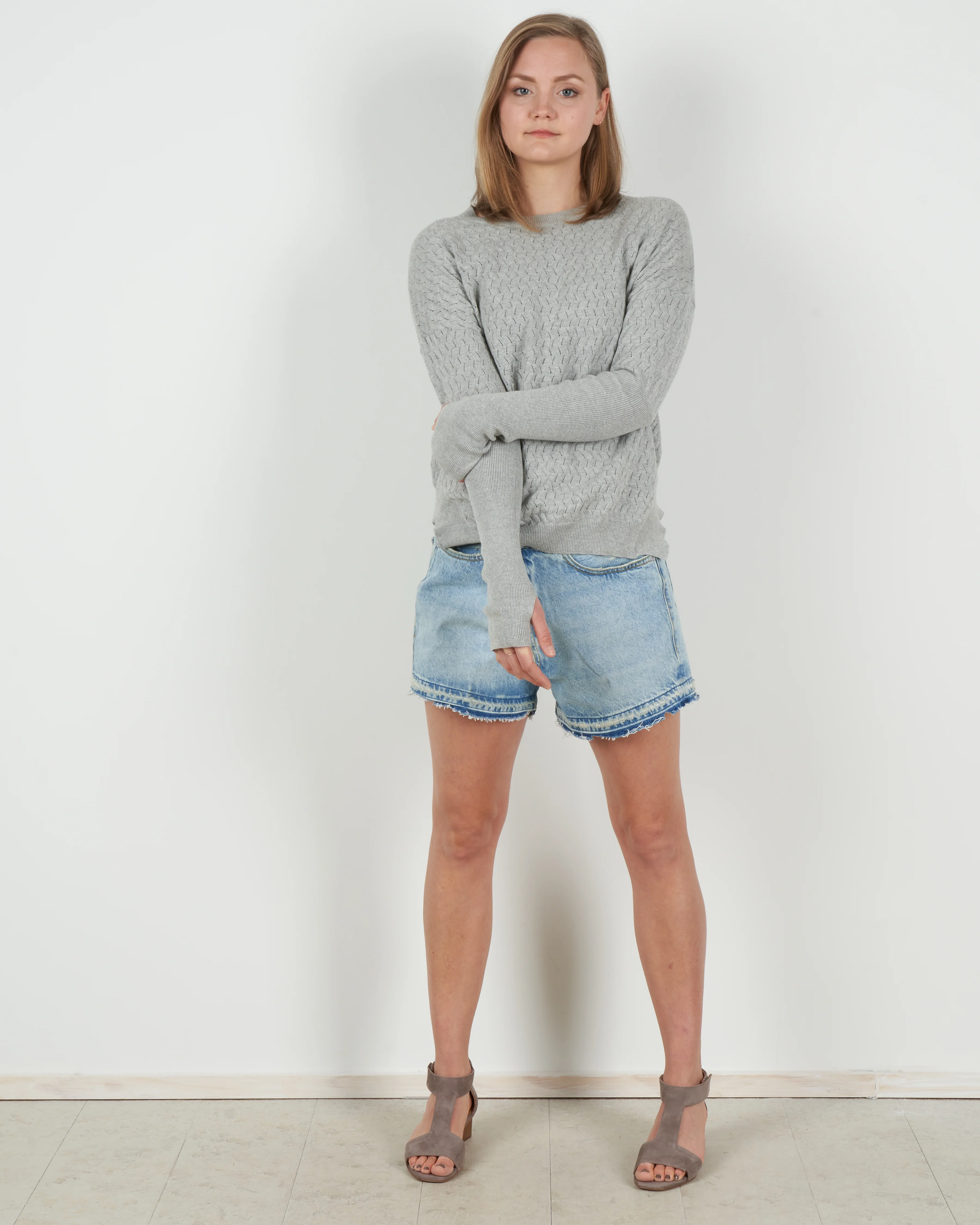 lisette sweater - heathered grey - Image 2