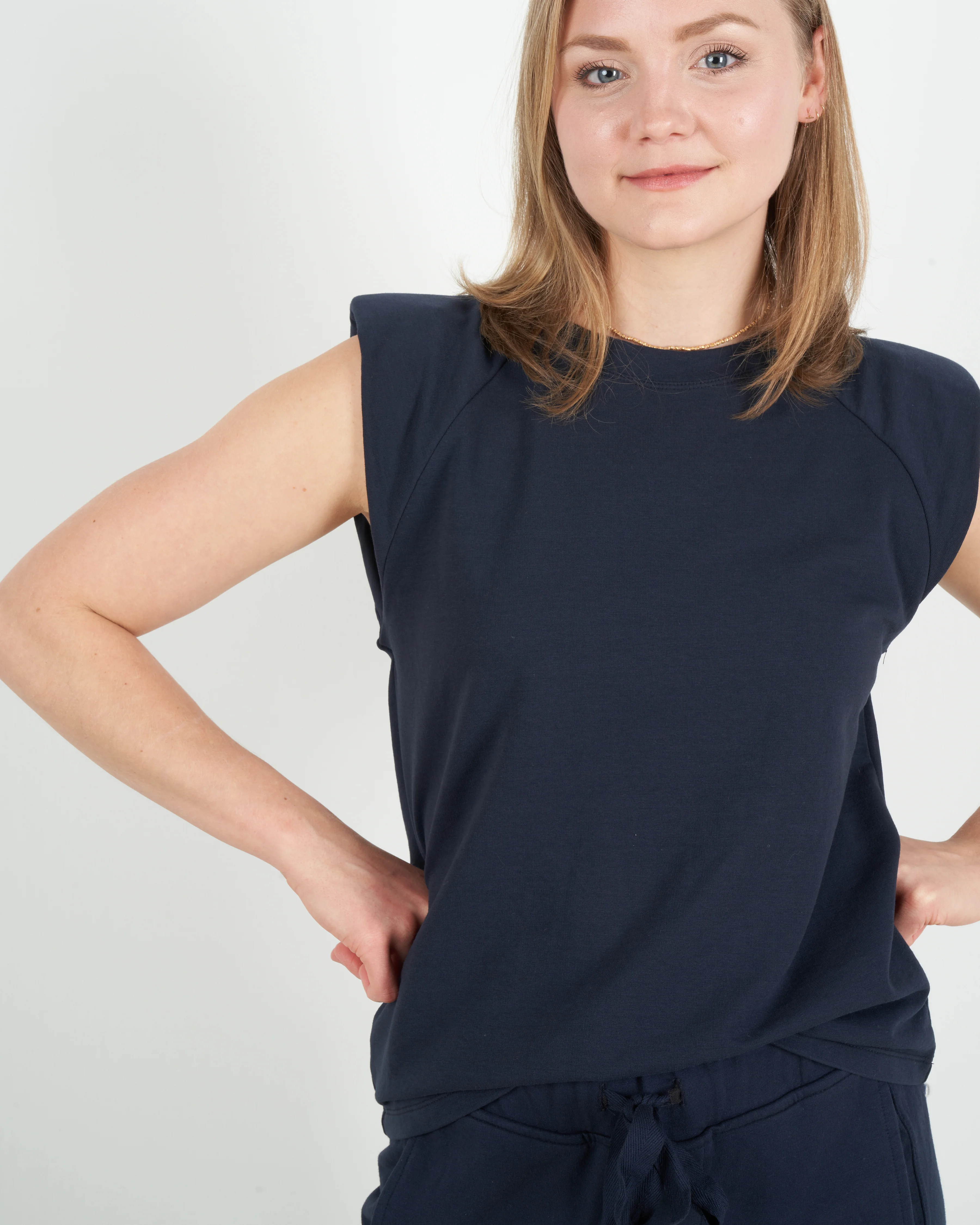 rachelle top - navy nav - Image 4