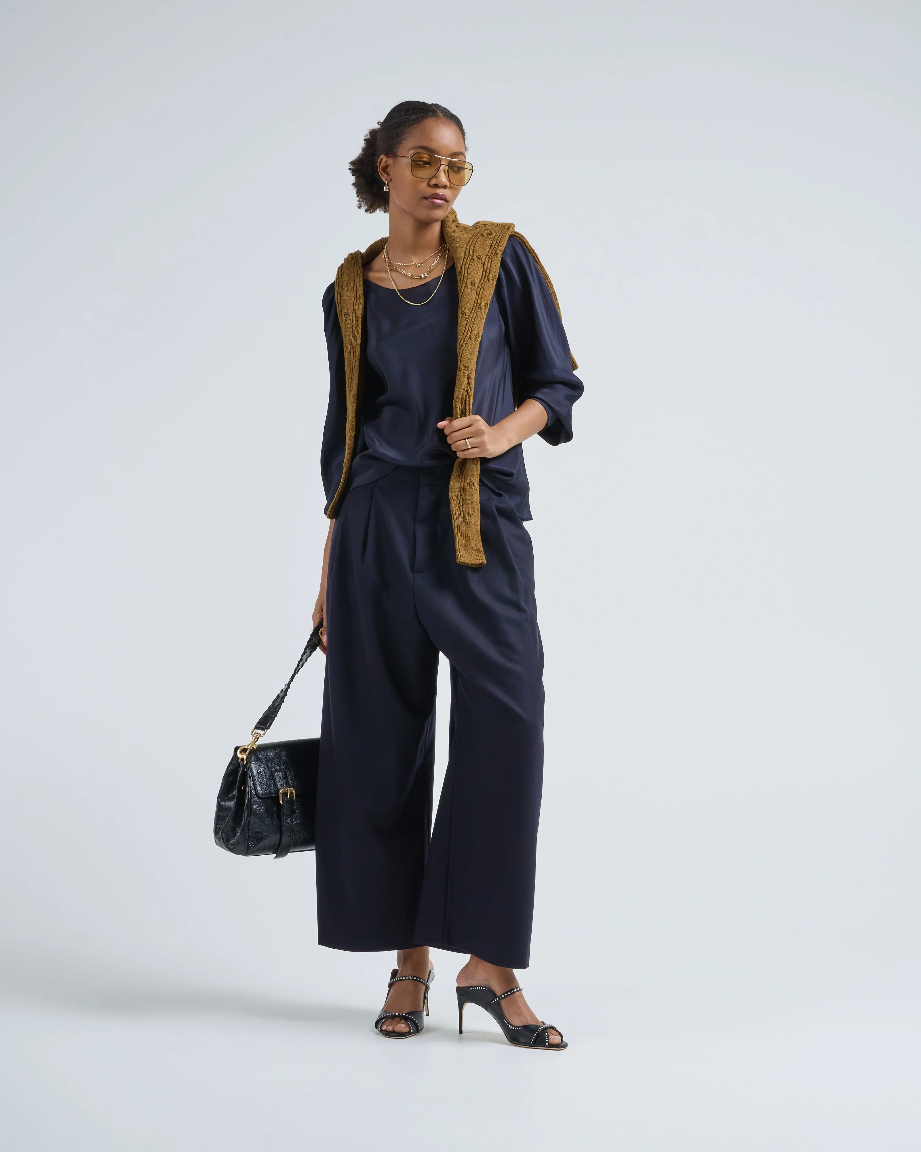 puff silk shirt - Image 2