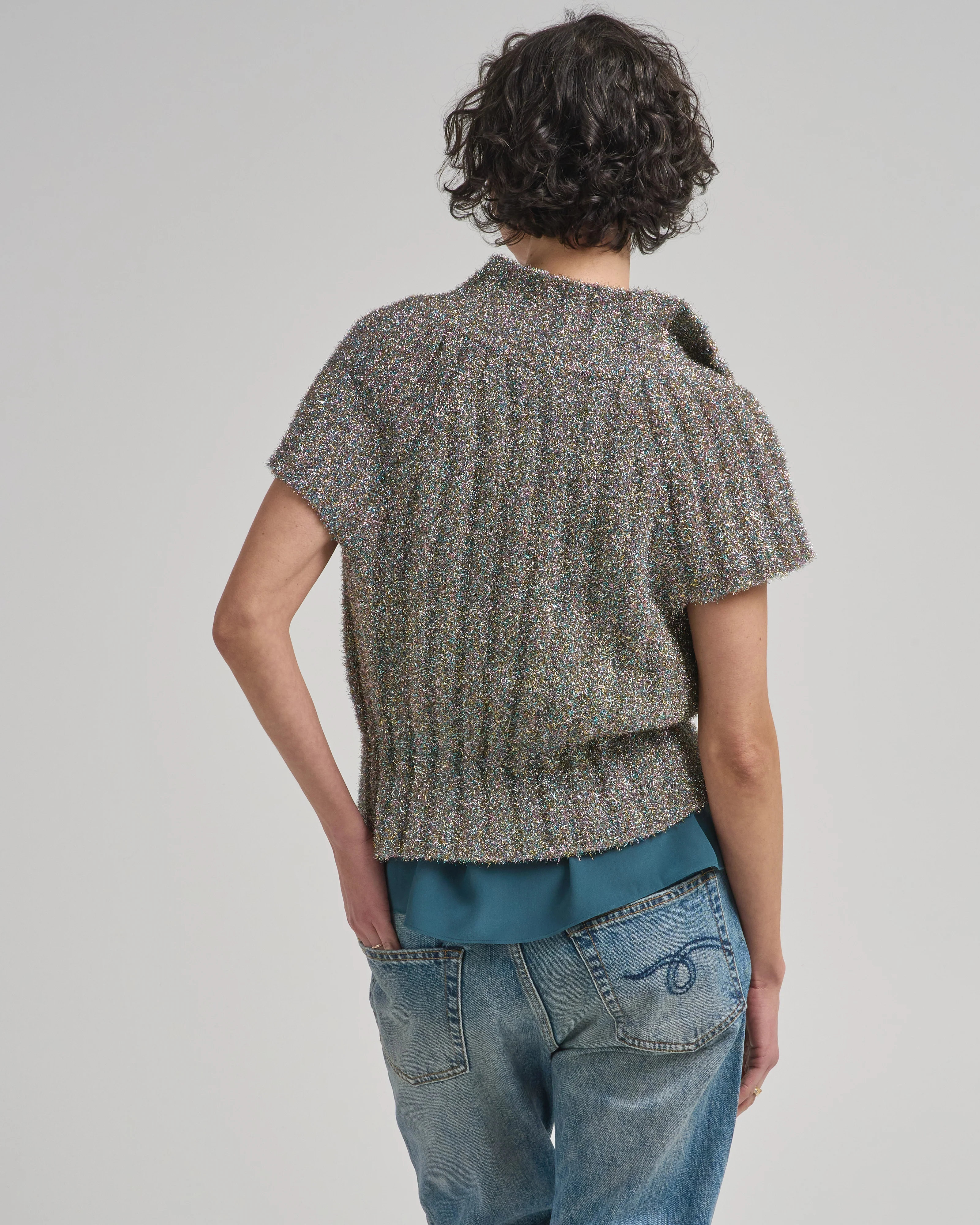 puff sleeve cardigan - Image 3