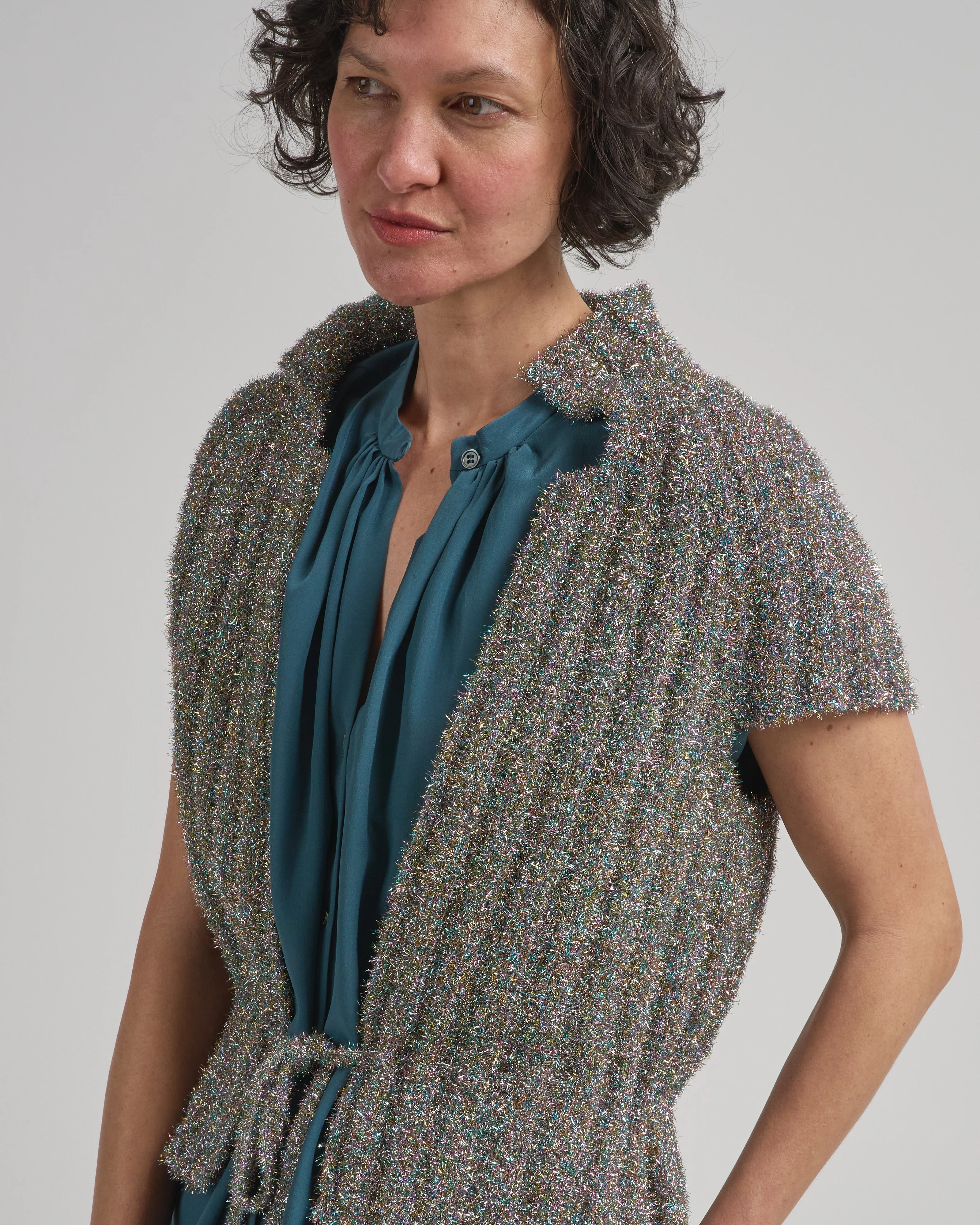 puff sleeve cardigan - Image 4