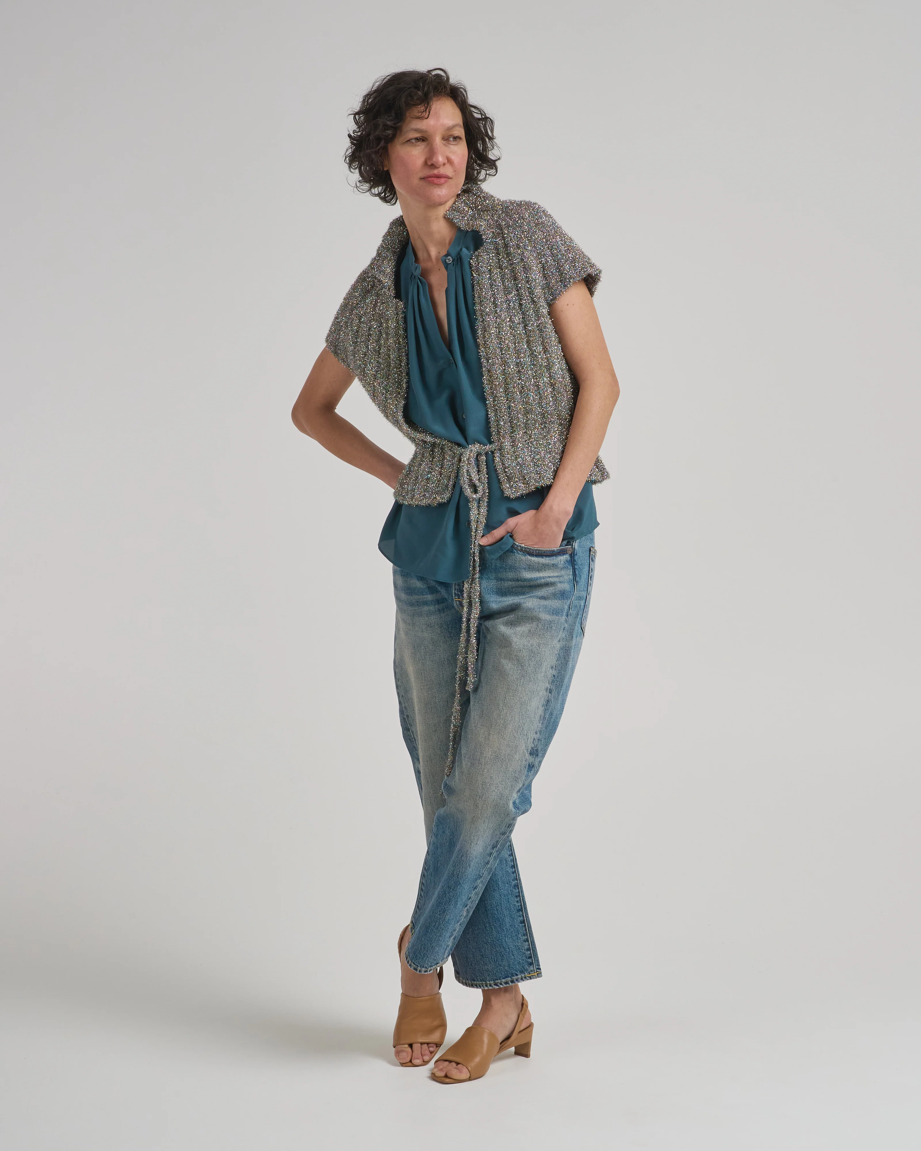 puff sleeve cardigan - Image 5