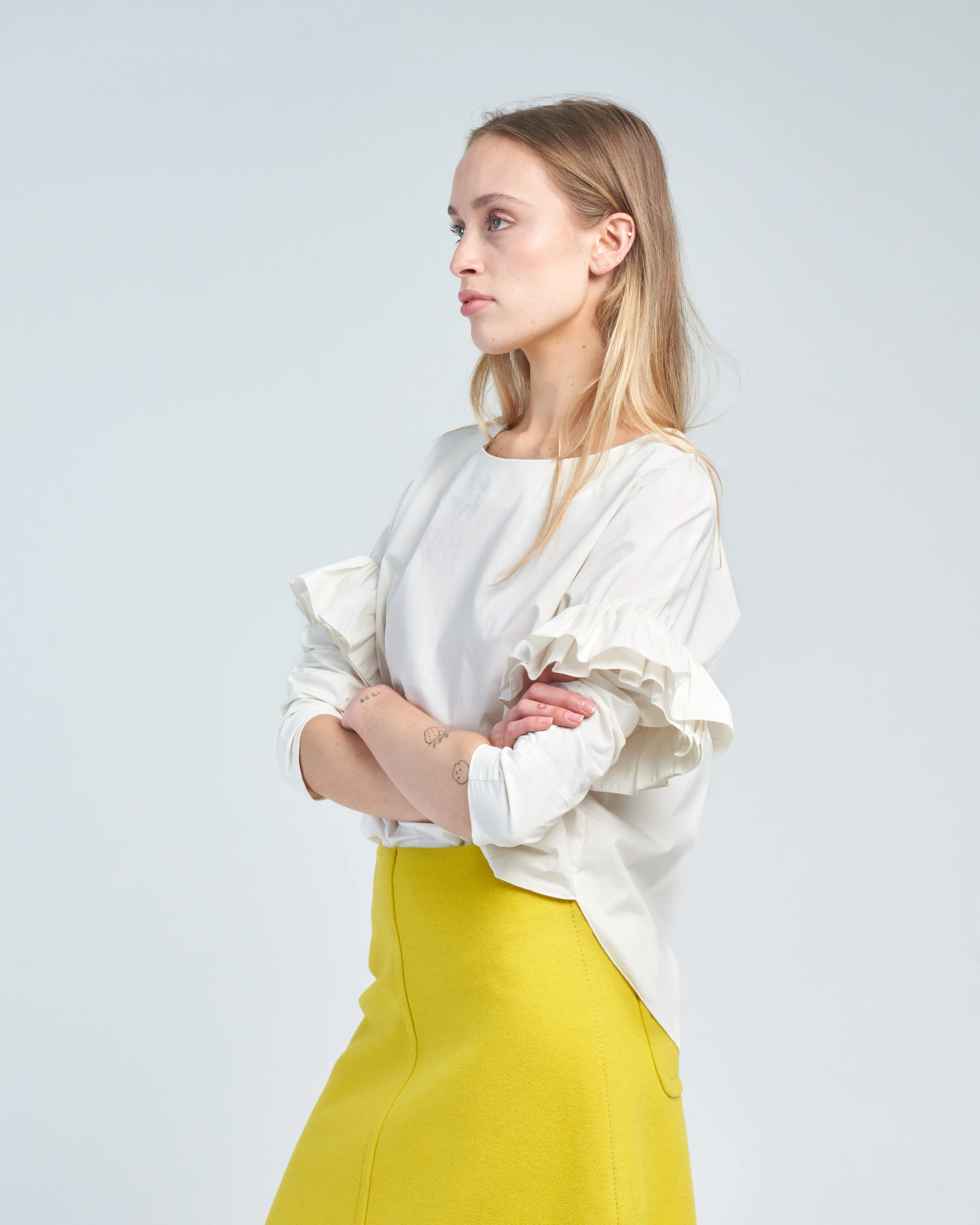shirt upper arm ruffle - Image 3