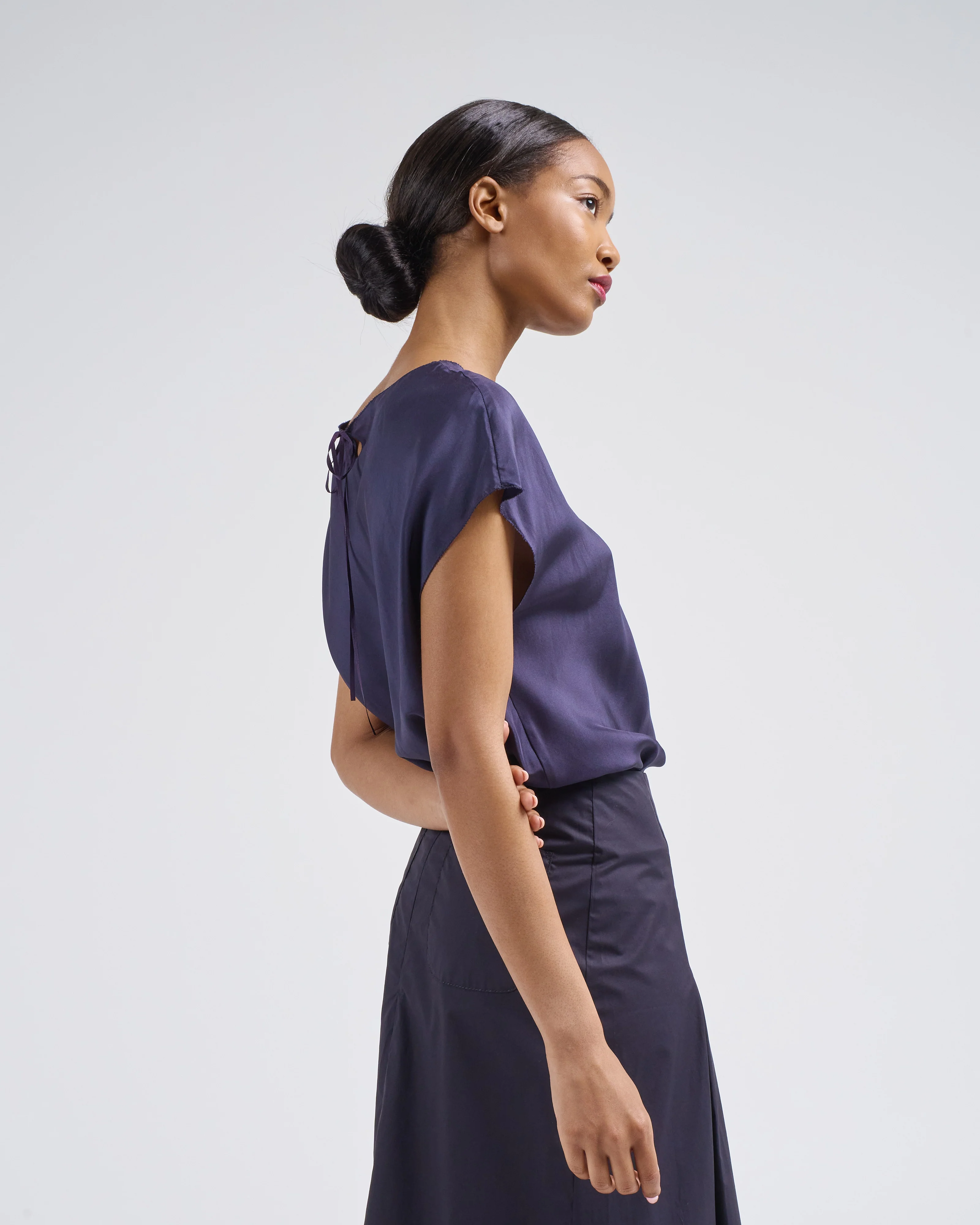 silk loose top - Image 3