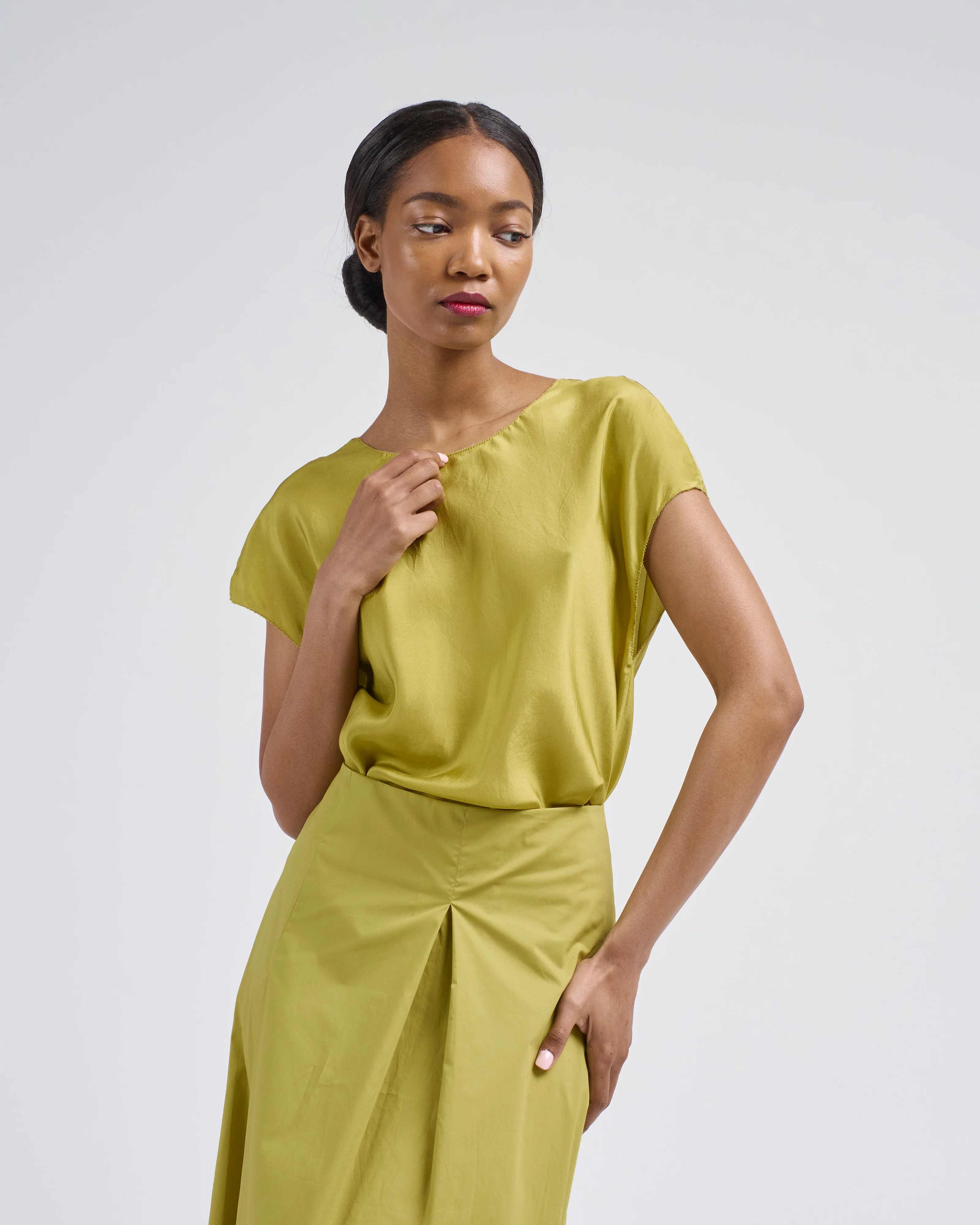 silk loose top - Image 3