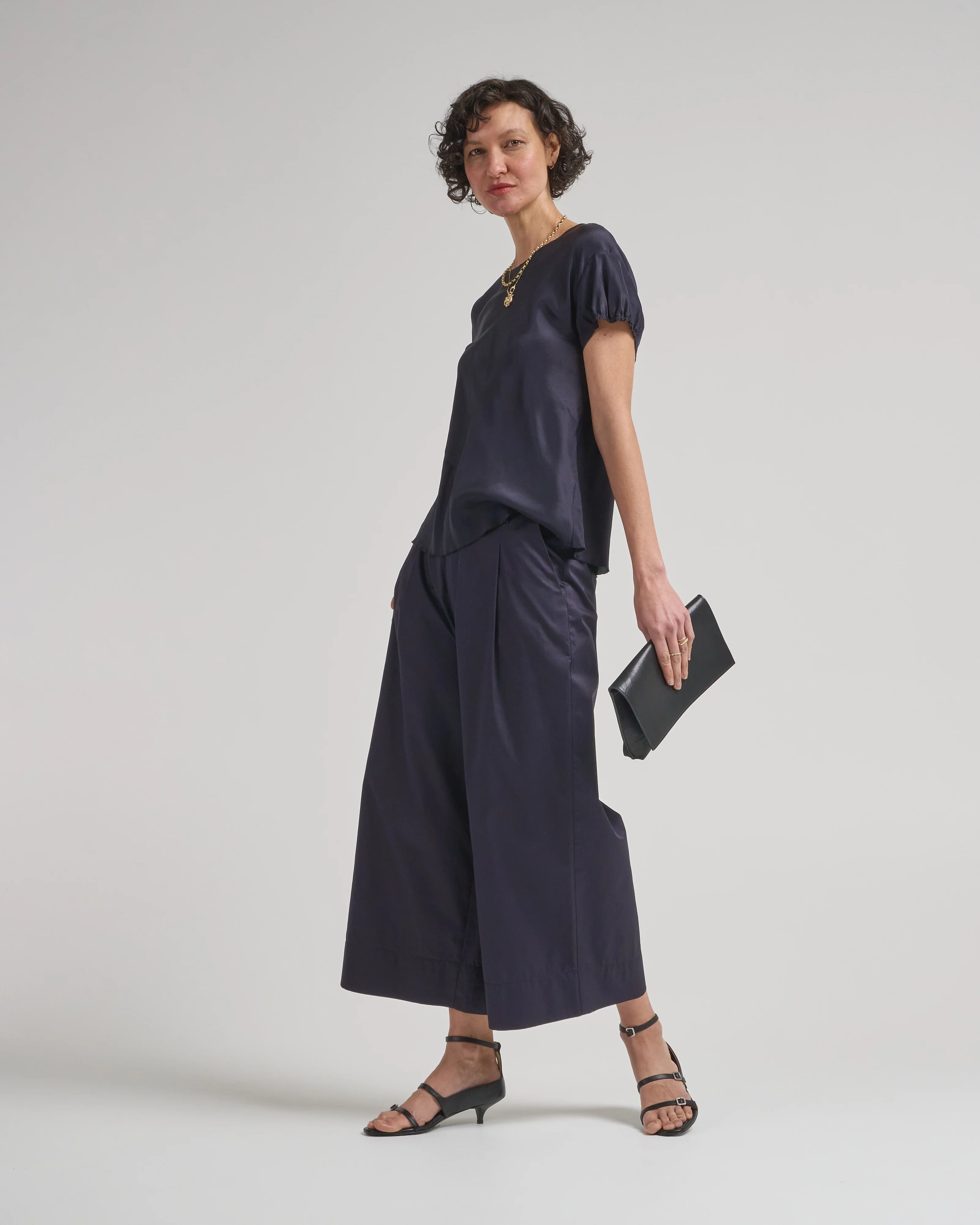 silk short sleeve shirt - Image 5
