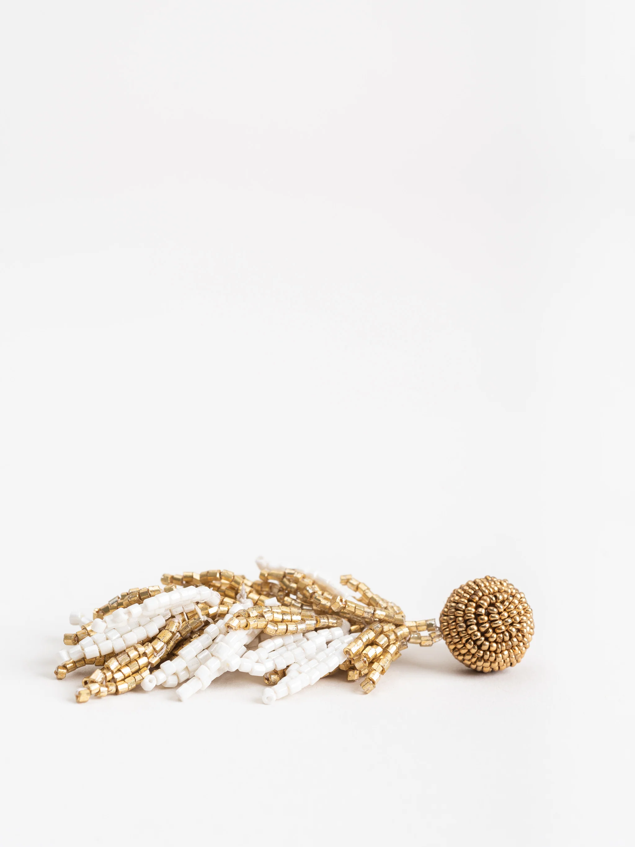 laurel drop earrings - gold/ivory - Image 2
