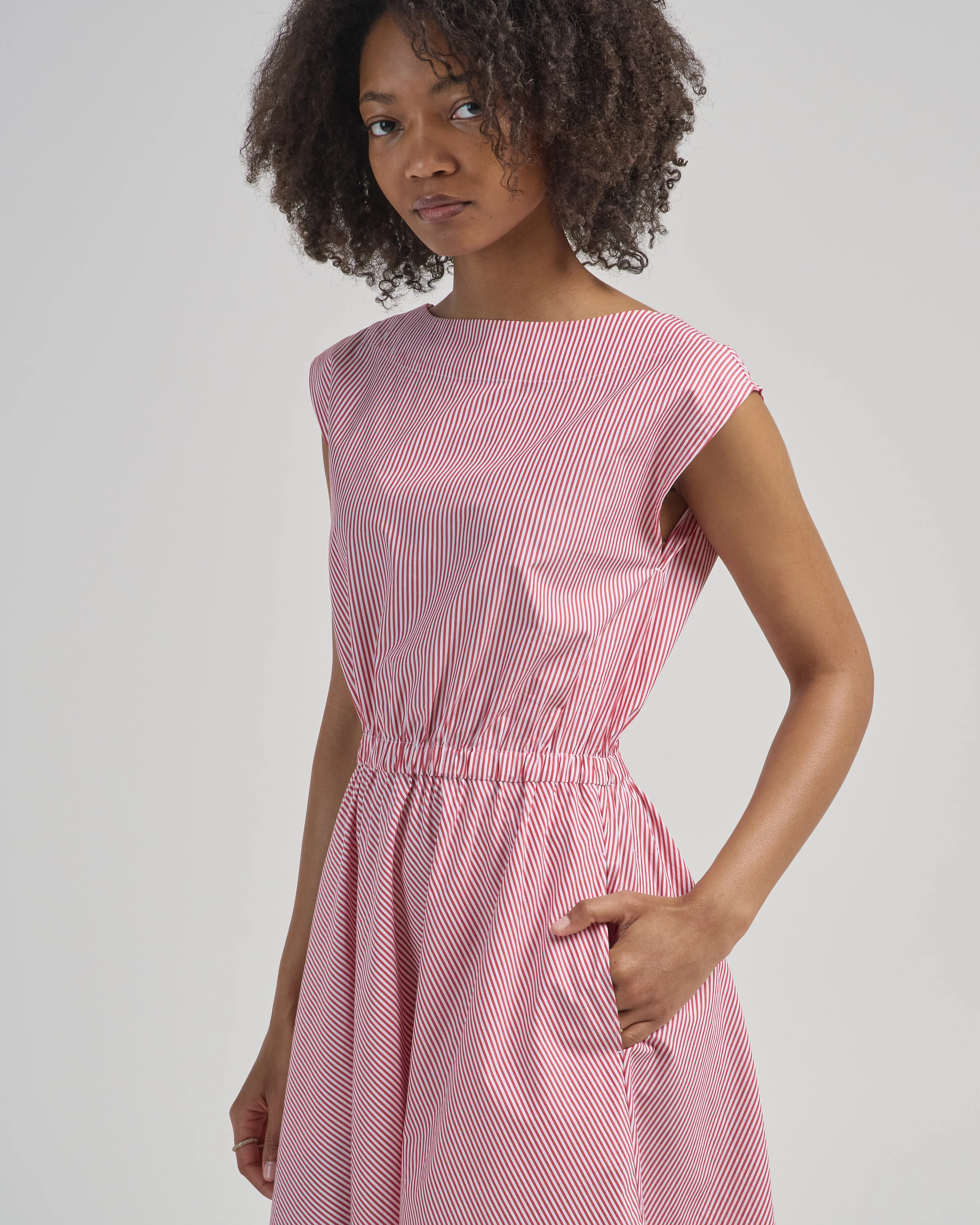 demi boatneck dress - Image 2