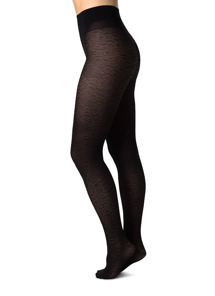 emma leopard tight - black - Image 2