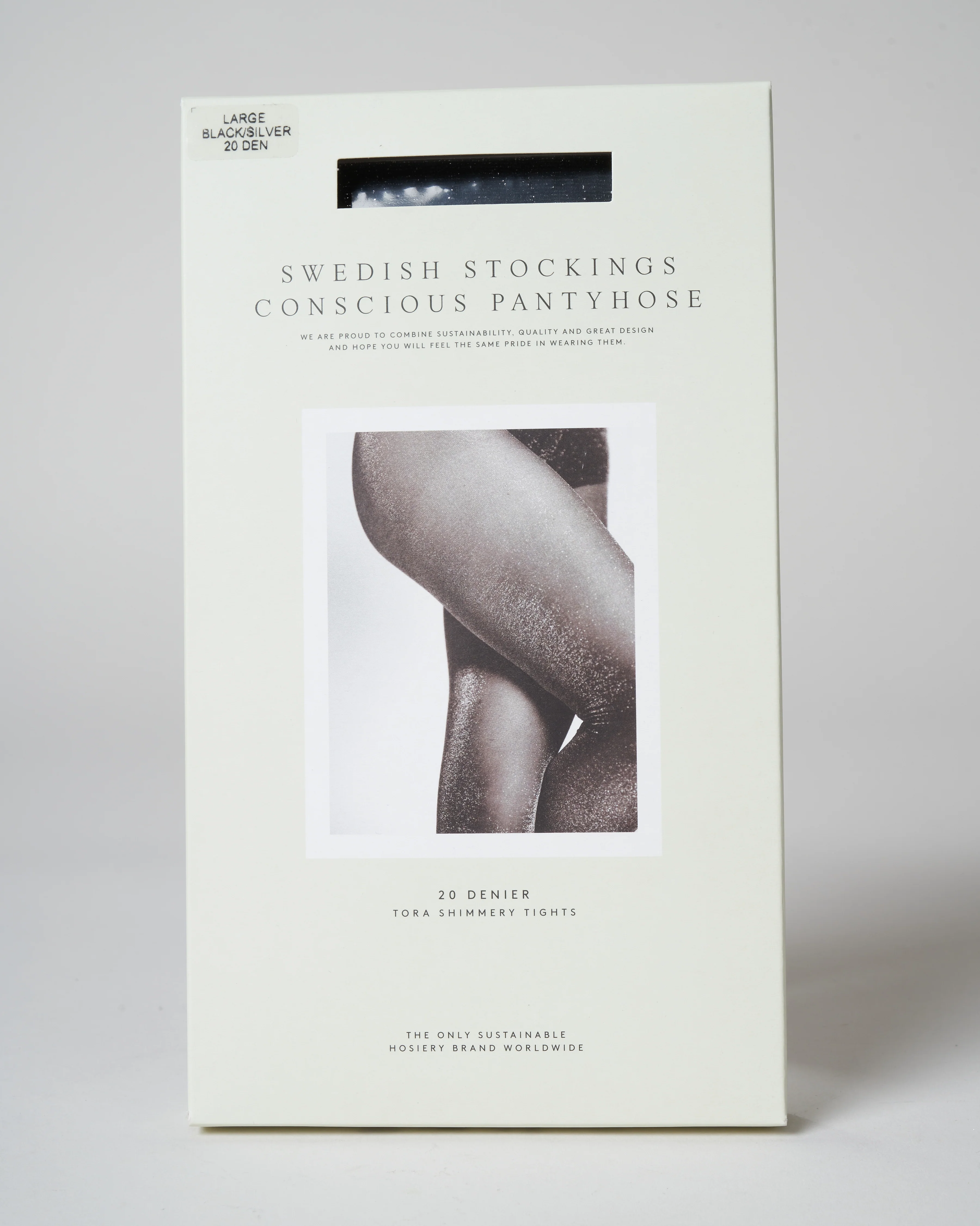 tora shimmery tights - black