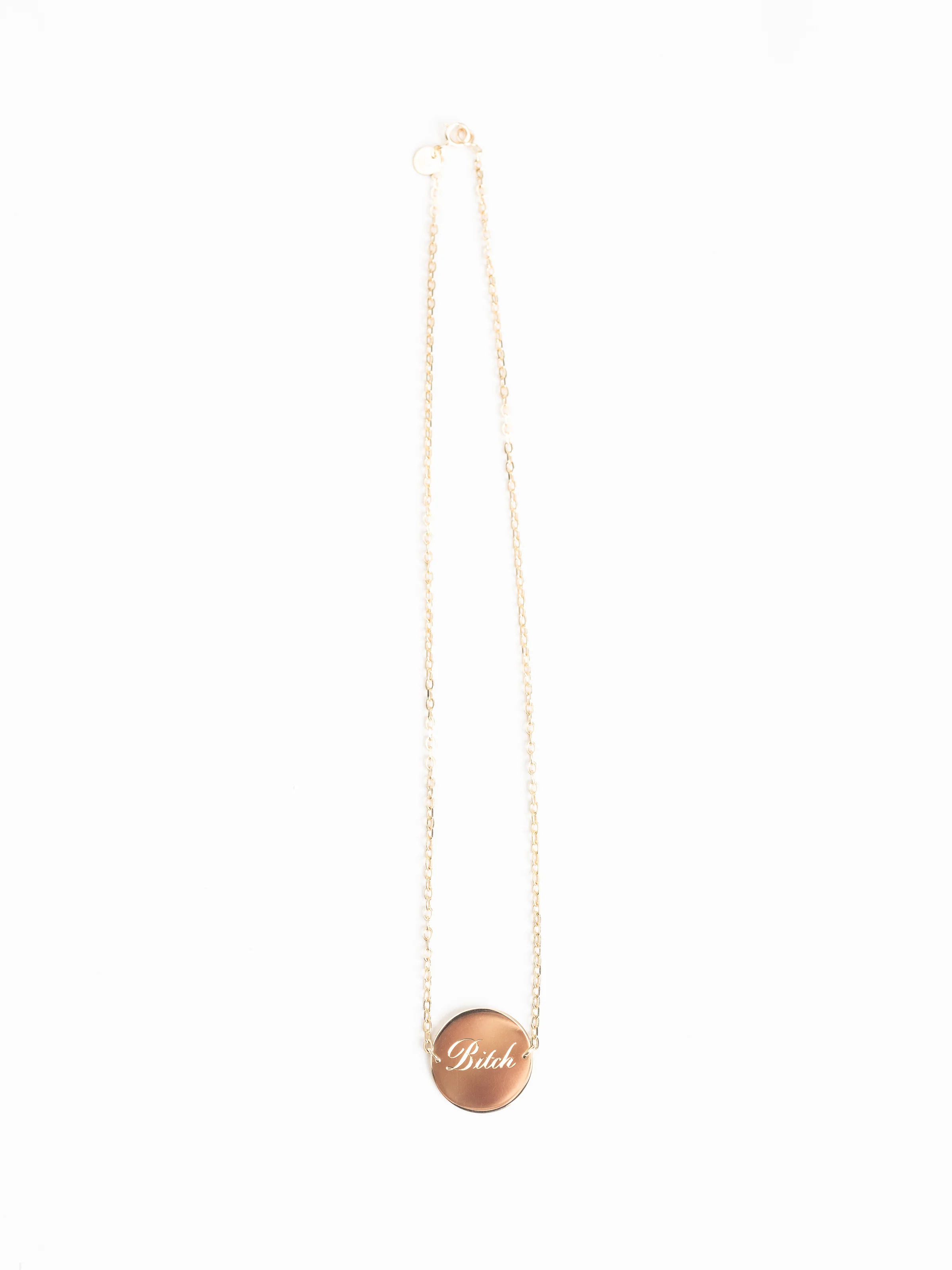sweet pea 18k bitch necklace