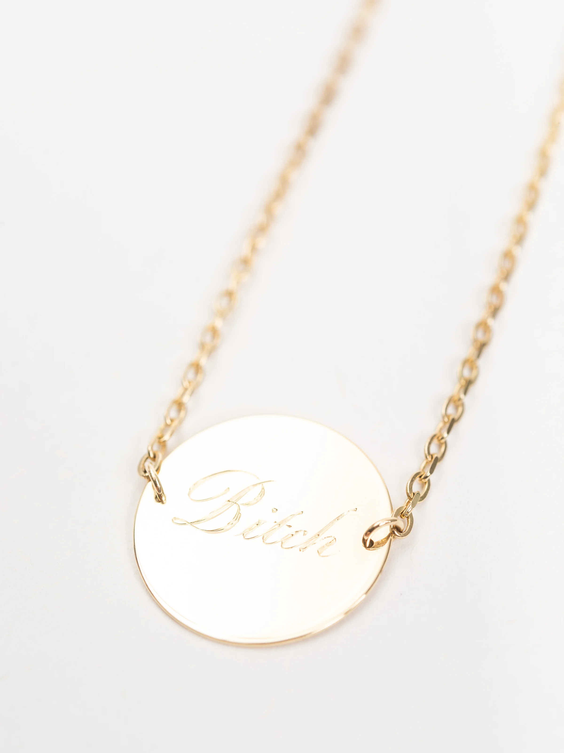 sweet pea 18k bitch necklace - Image 3