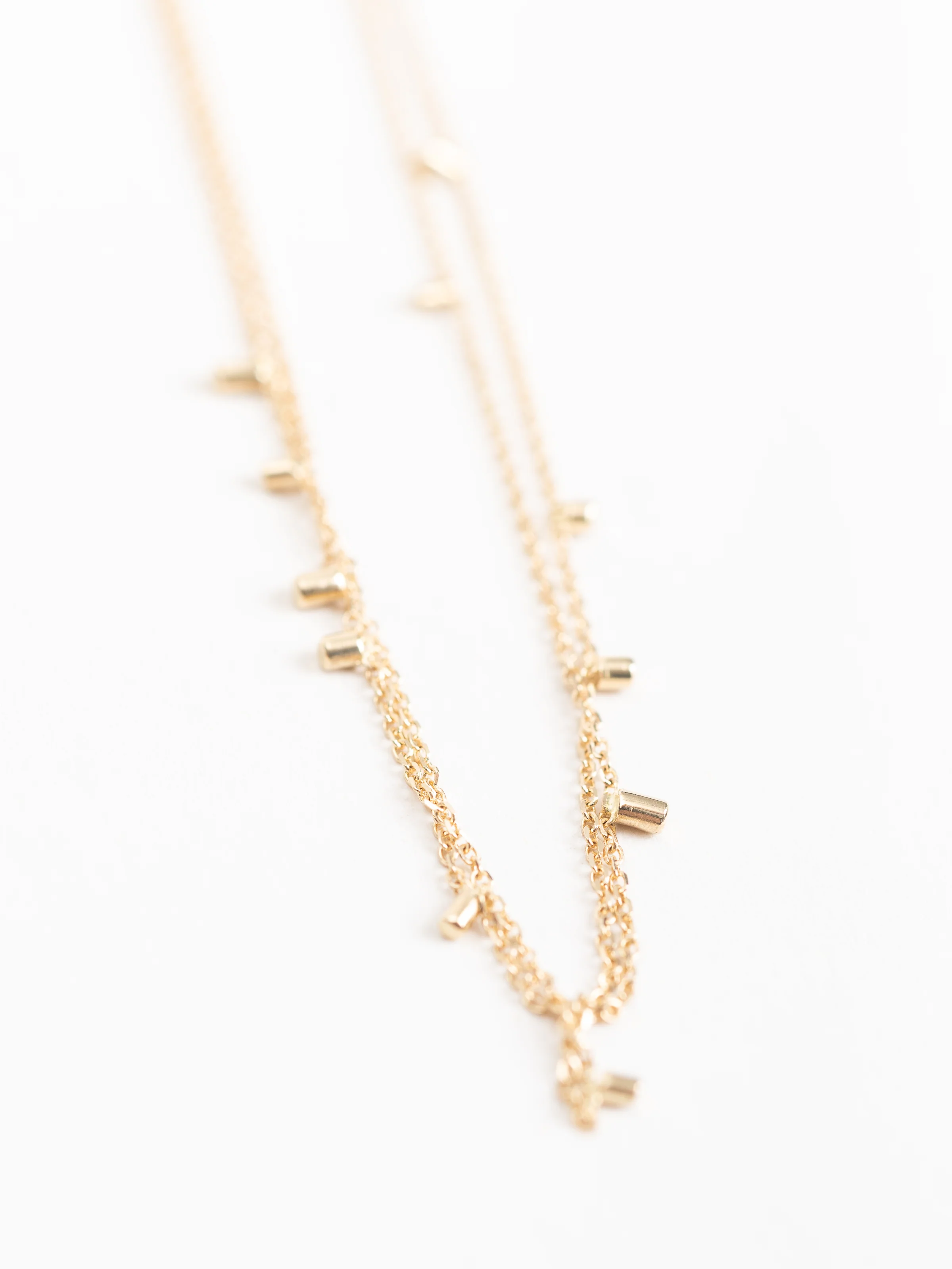 gold dust double strand necklace - Image 3