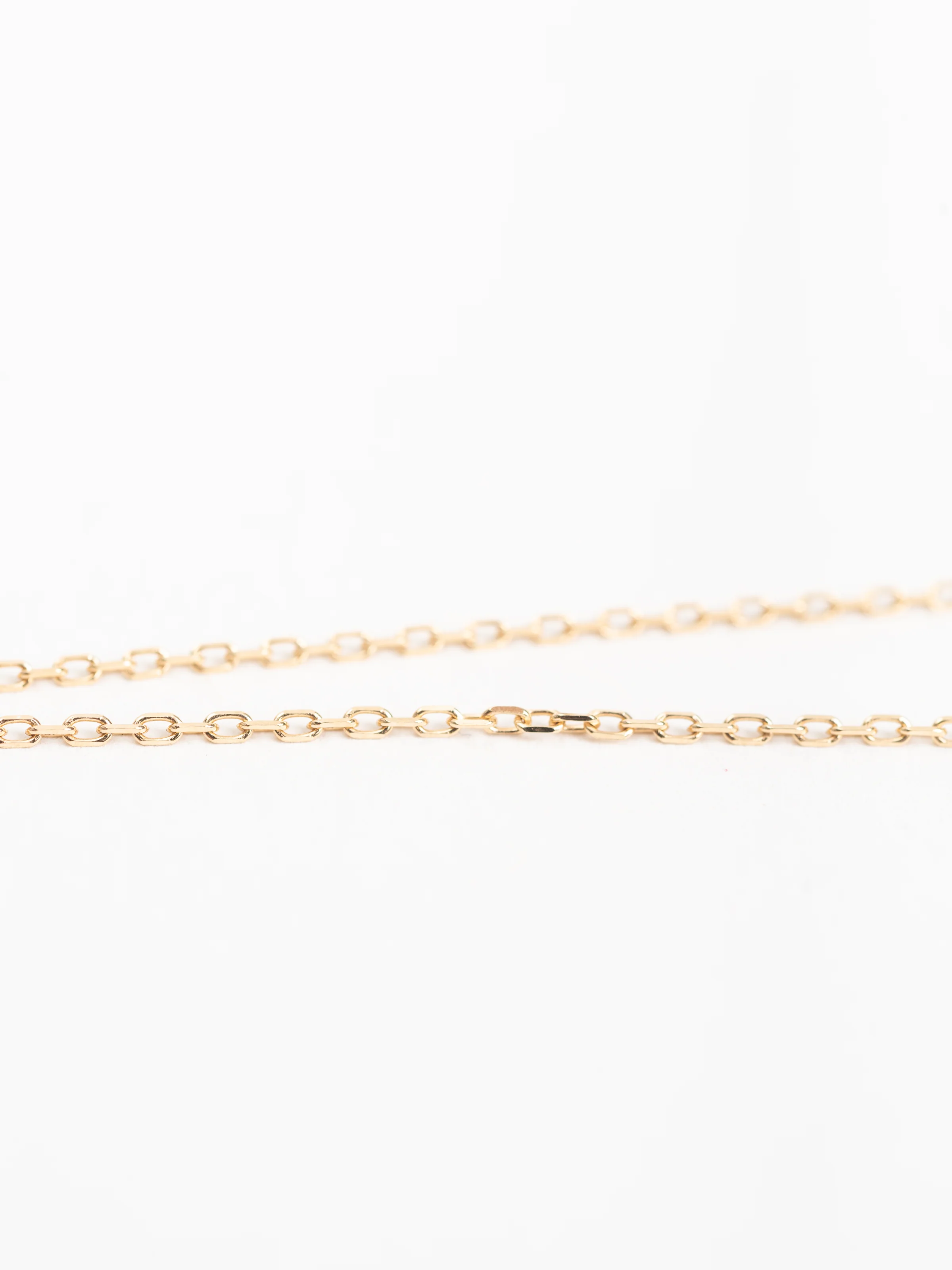 single hoop earring with hanging chain - Image 5