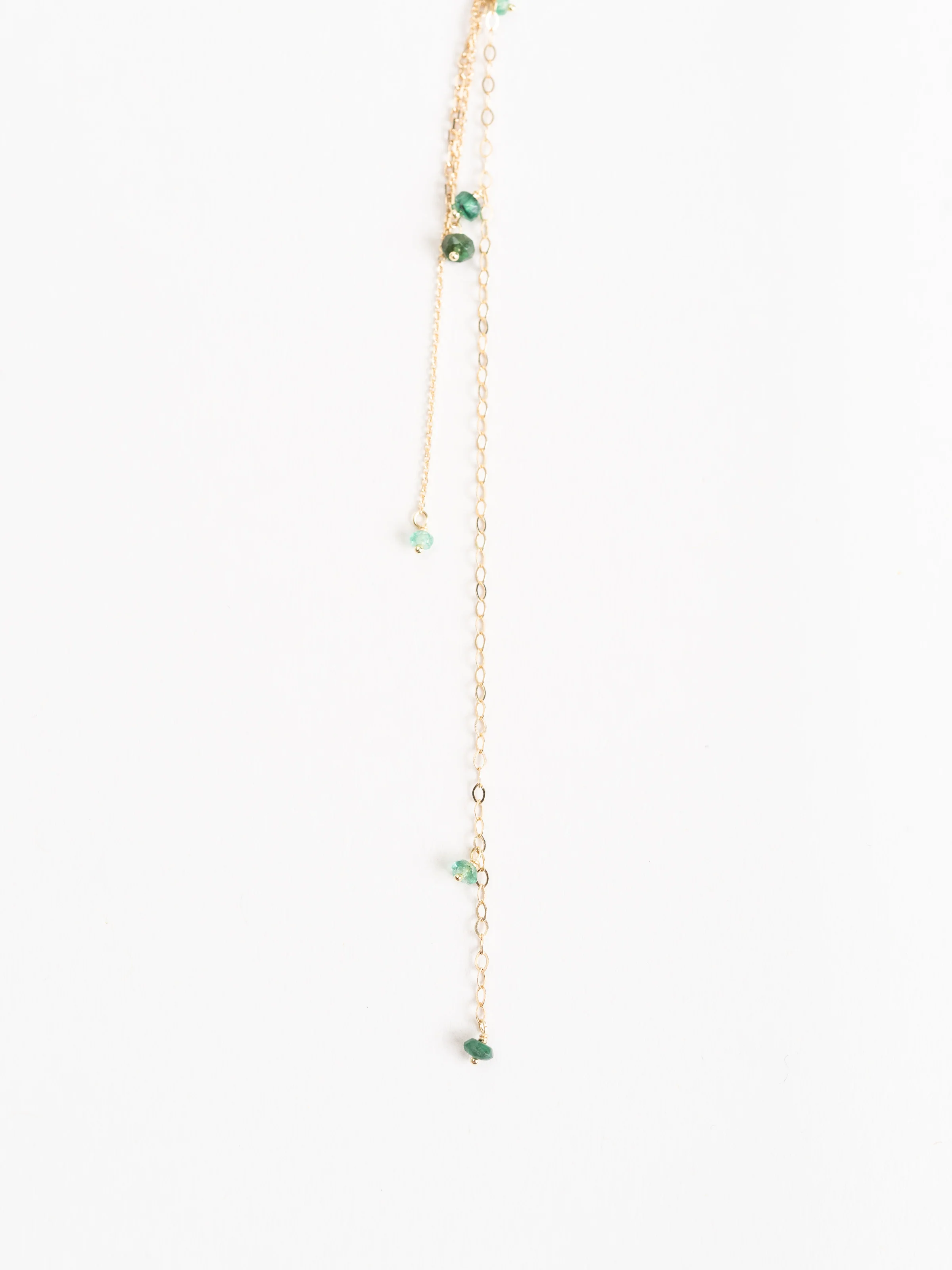 pogo punk emerald drop necklace - Image 2