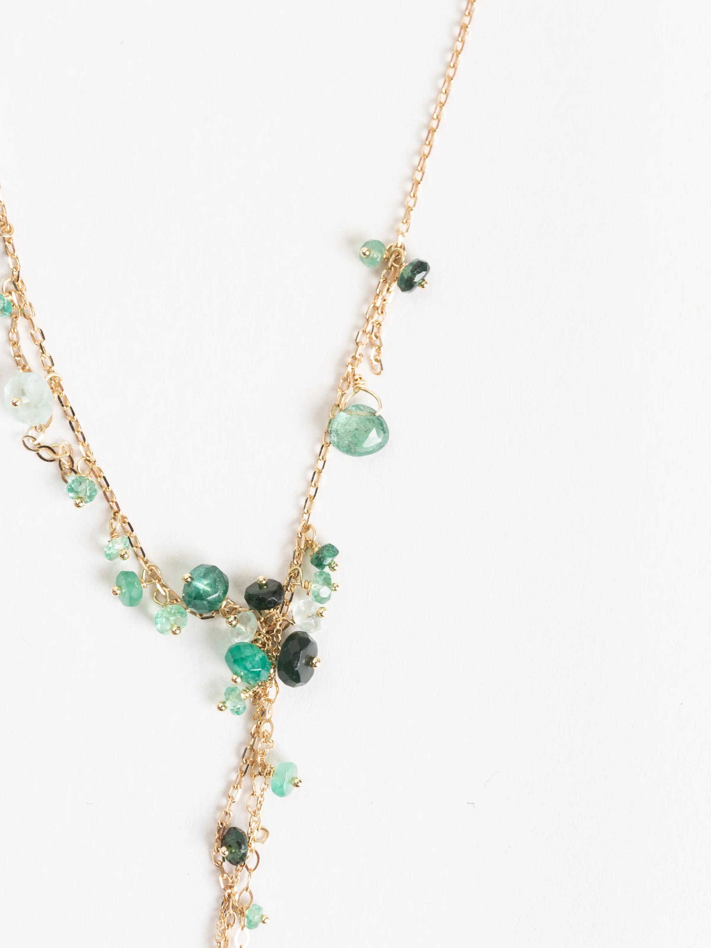 pogo punk emerald drop necklace - Image 3