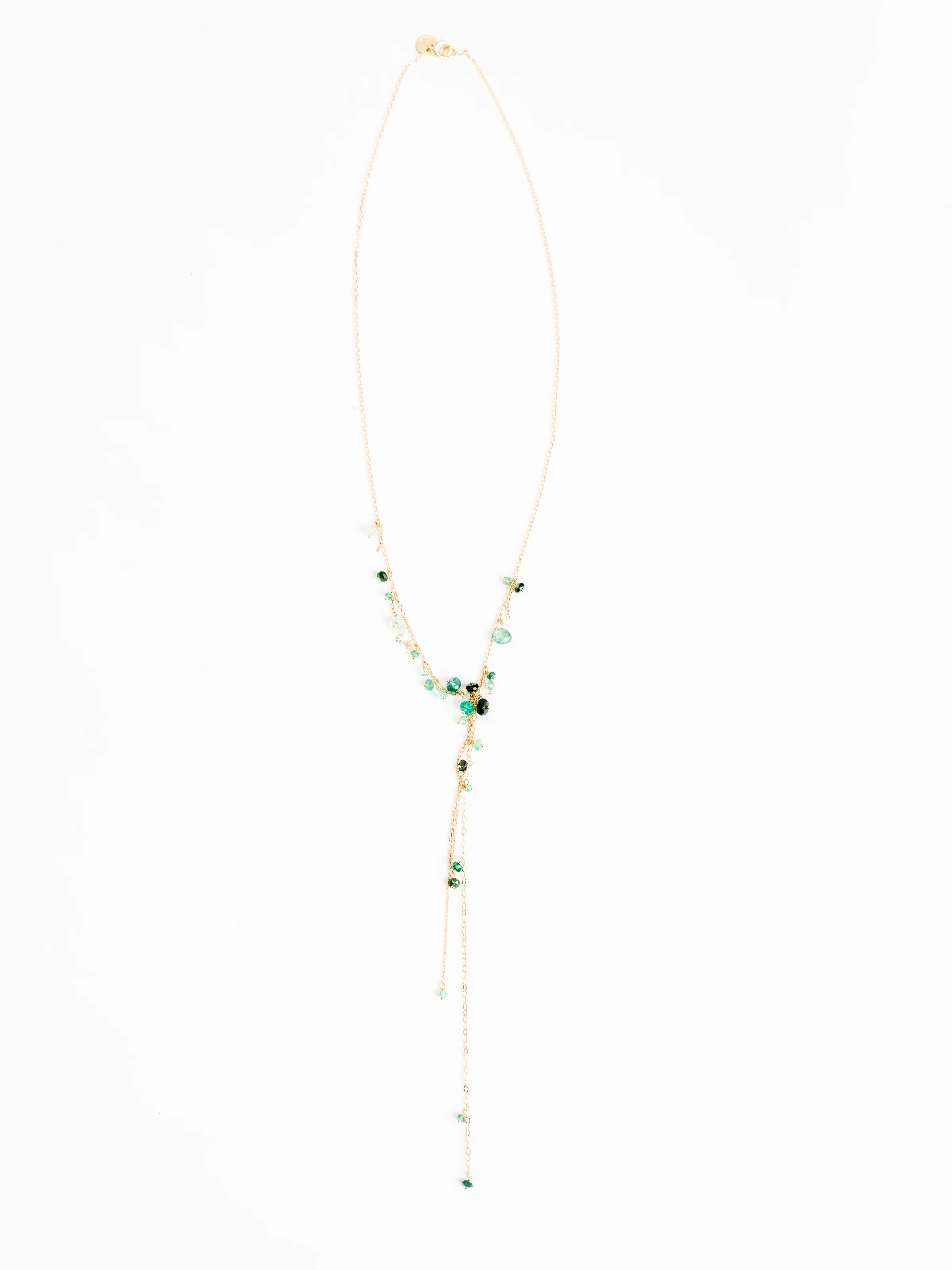 pogo punk emerald drop necklace - Image 4