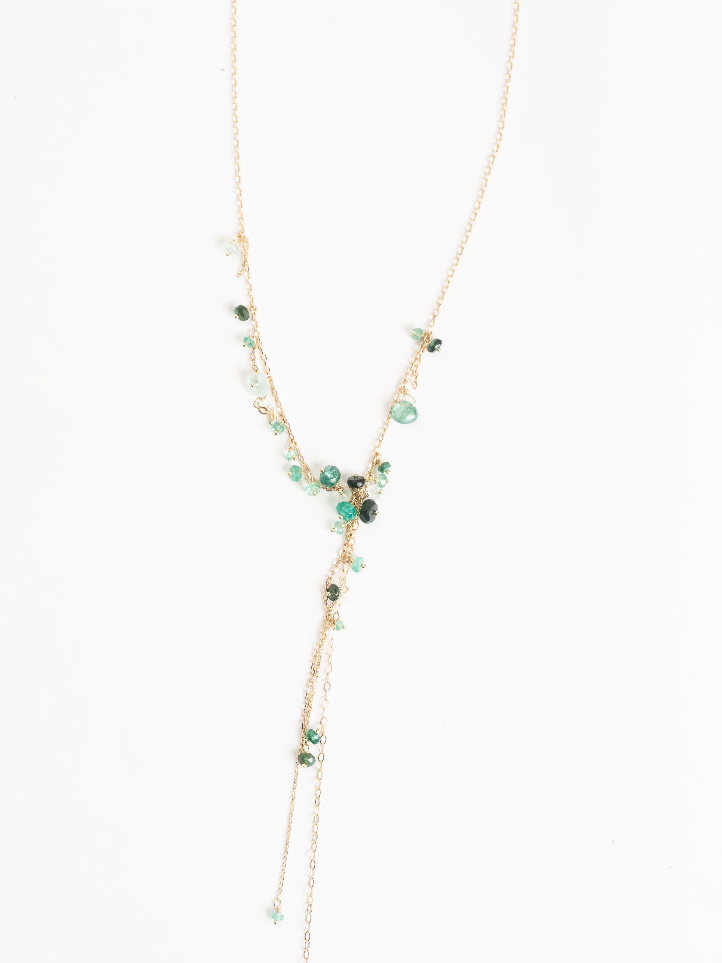 pogo punk emerald drop necklace - Image 5