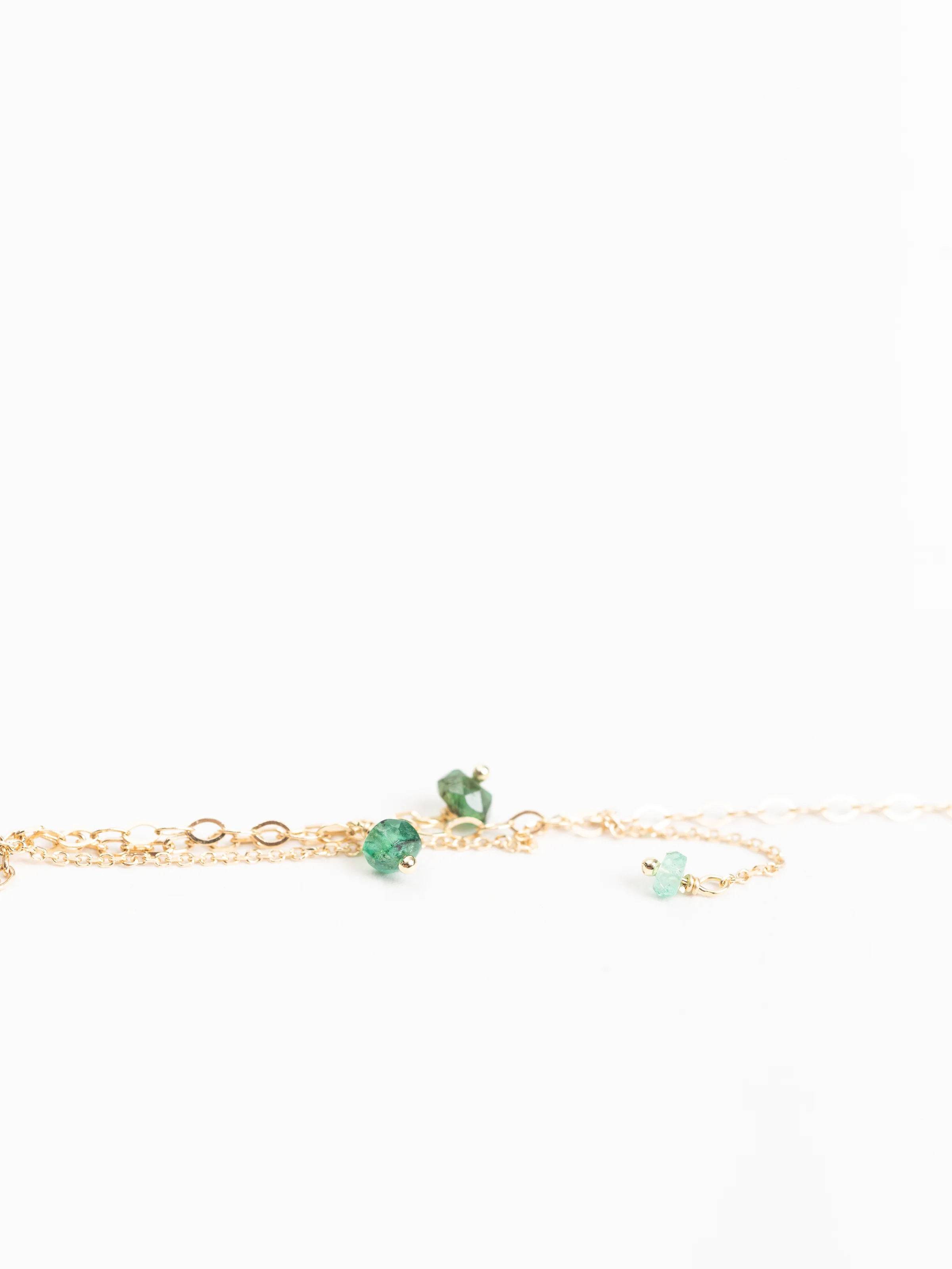 pogo punk emerald drop necklace - Image 7