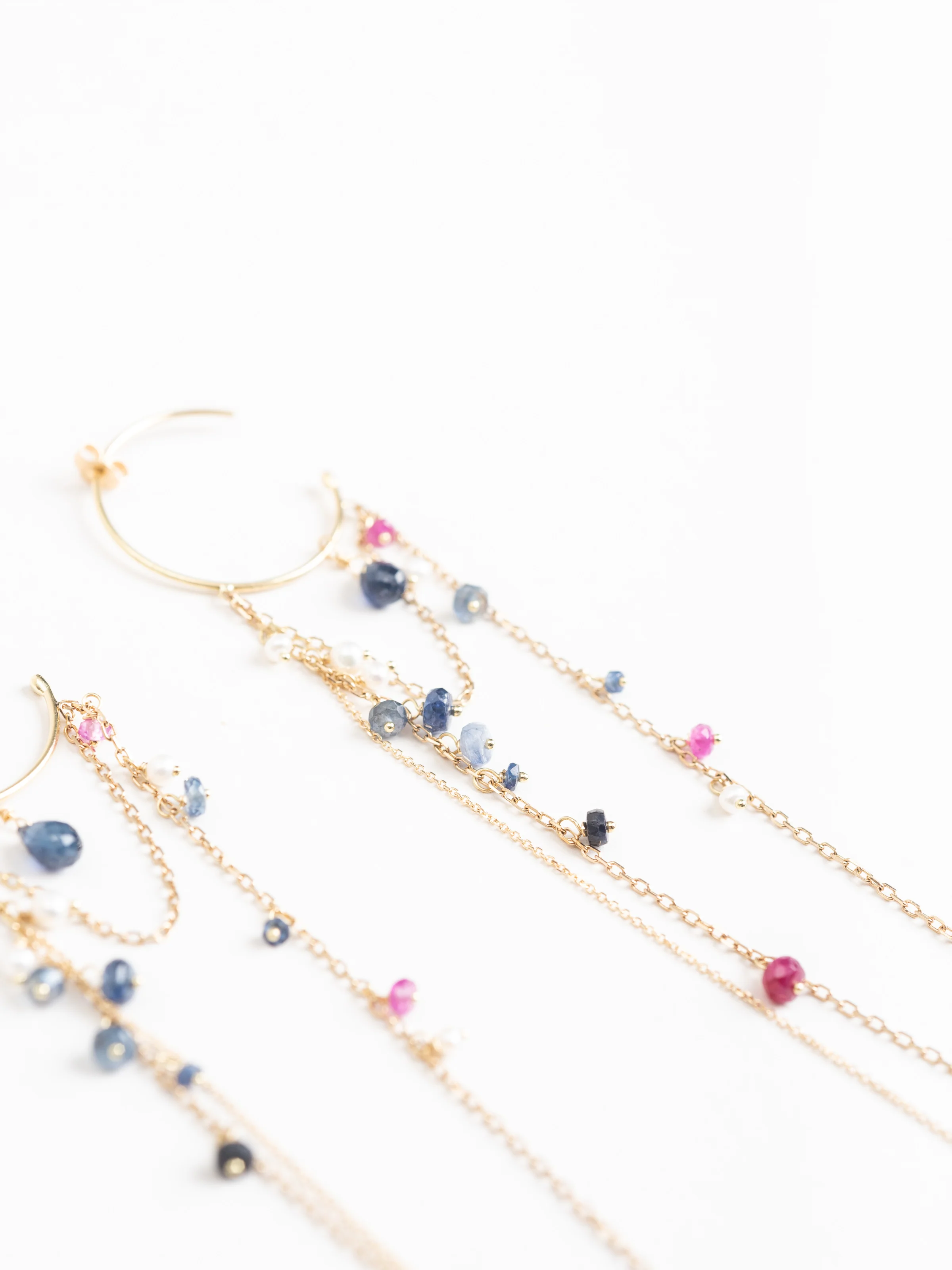 hanging hoop earrings - Image 3