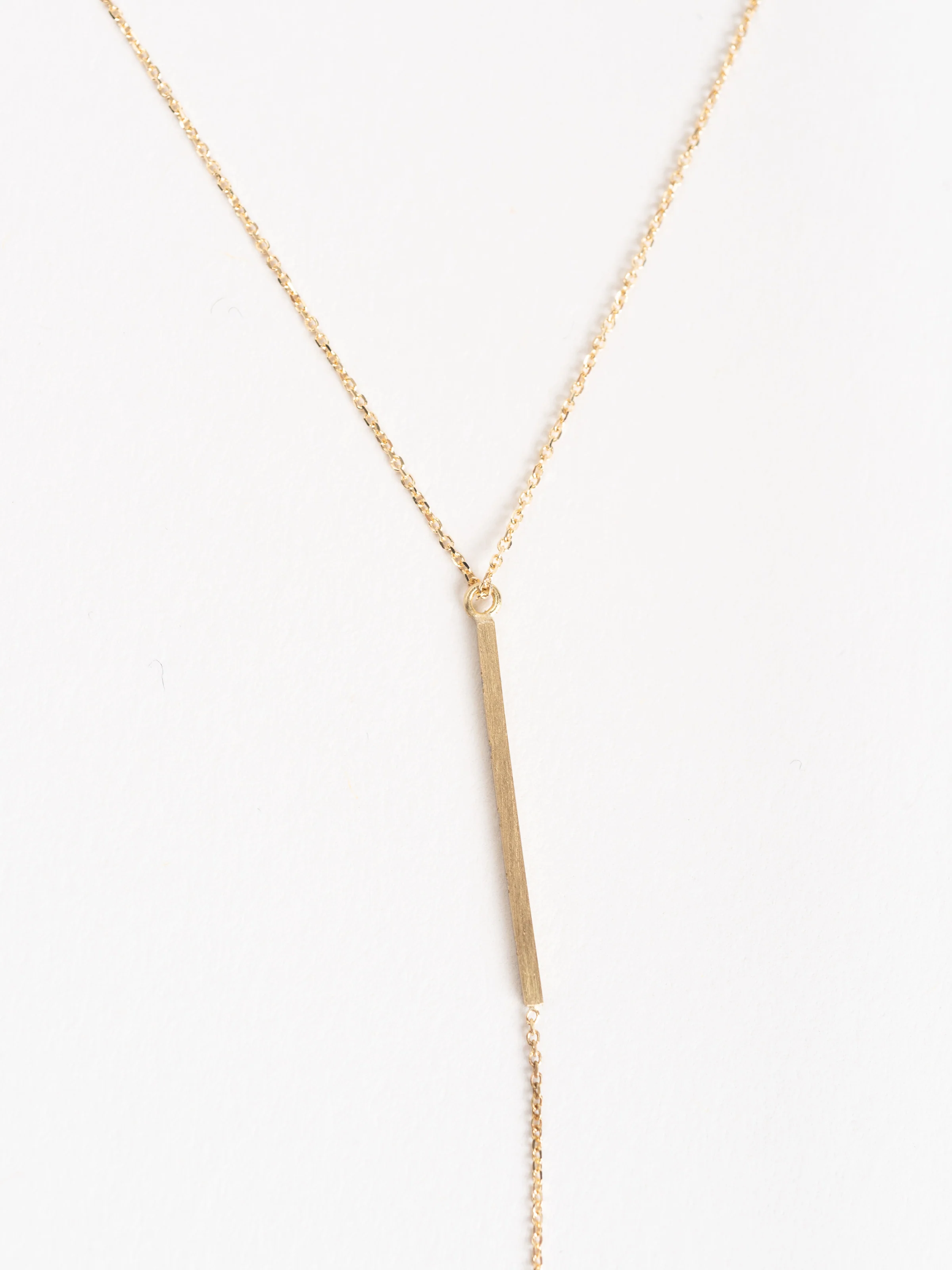 gold lariat necklace - Image 2