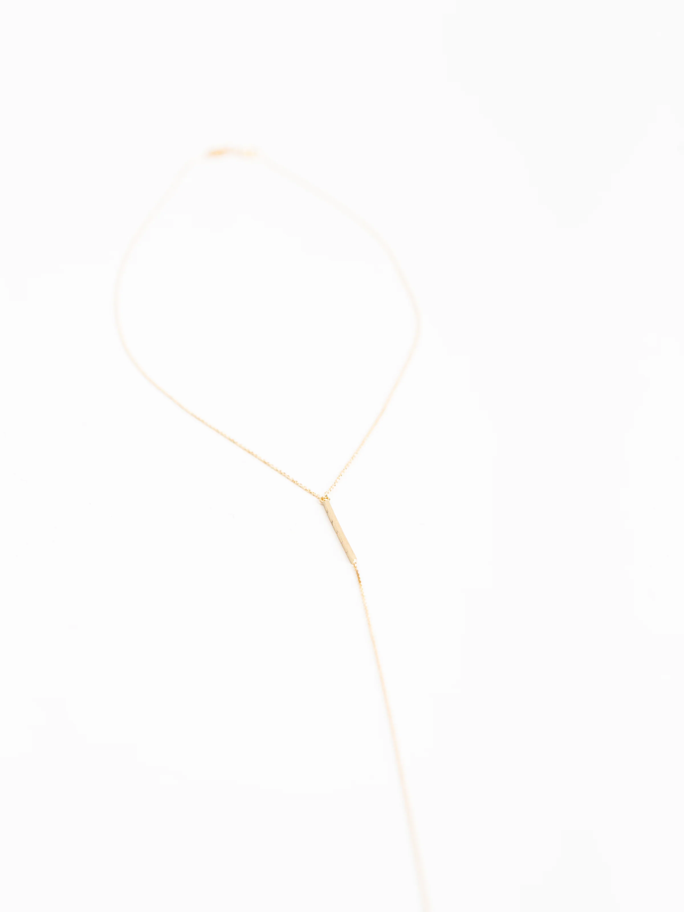gold lariat necklace - Image 4