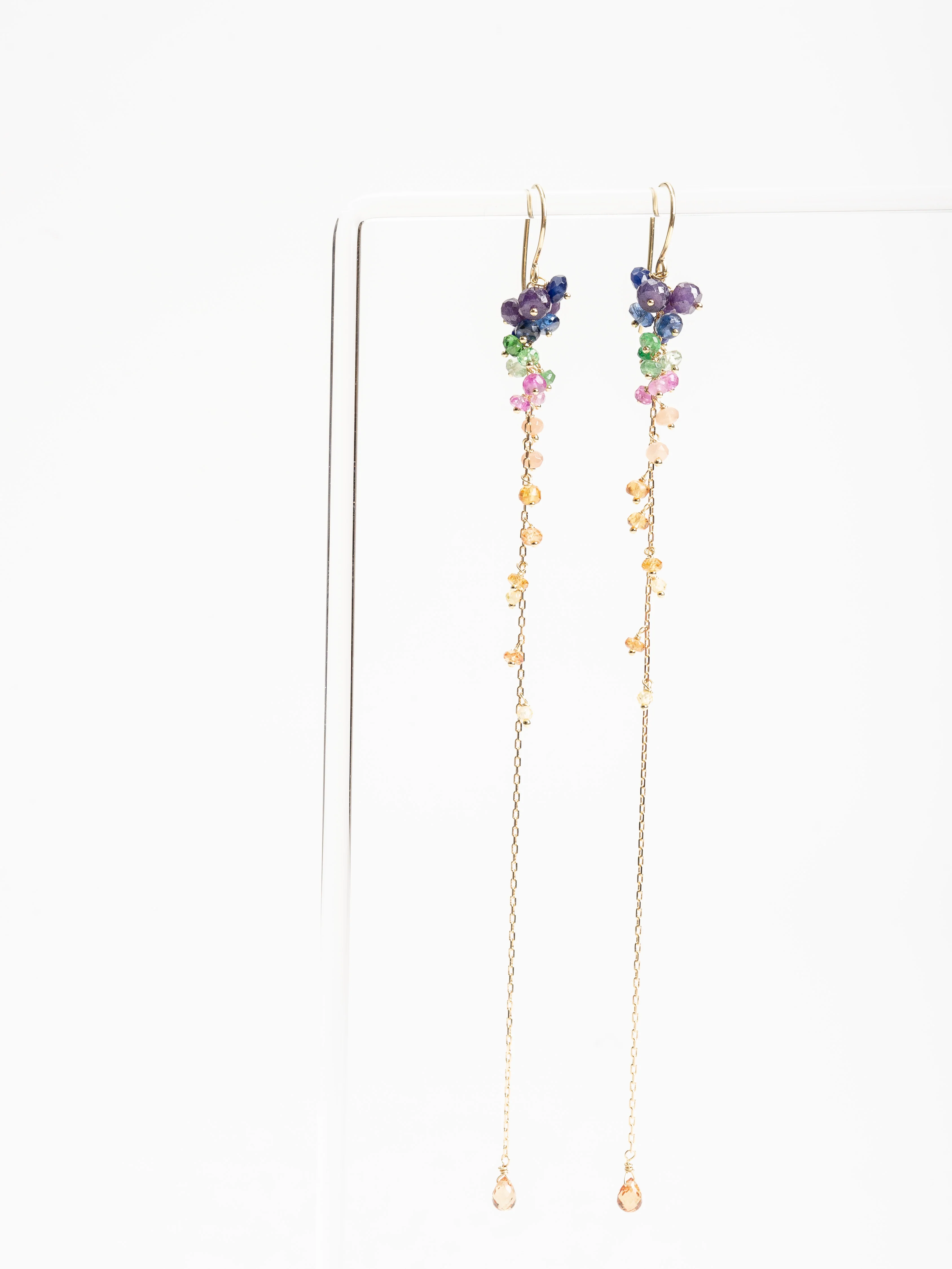 rainbow drop earrings
