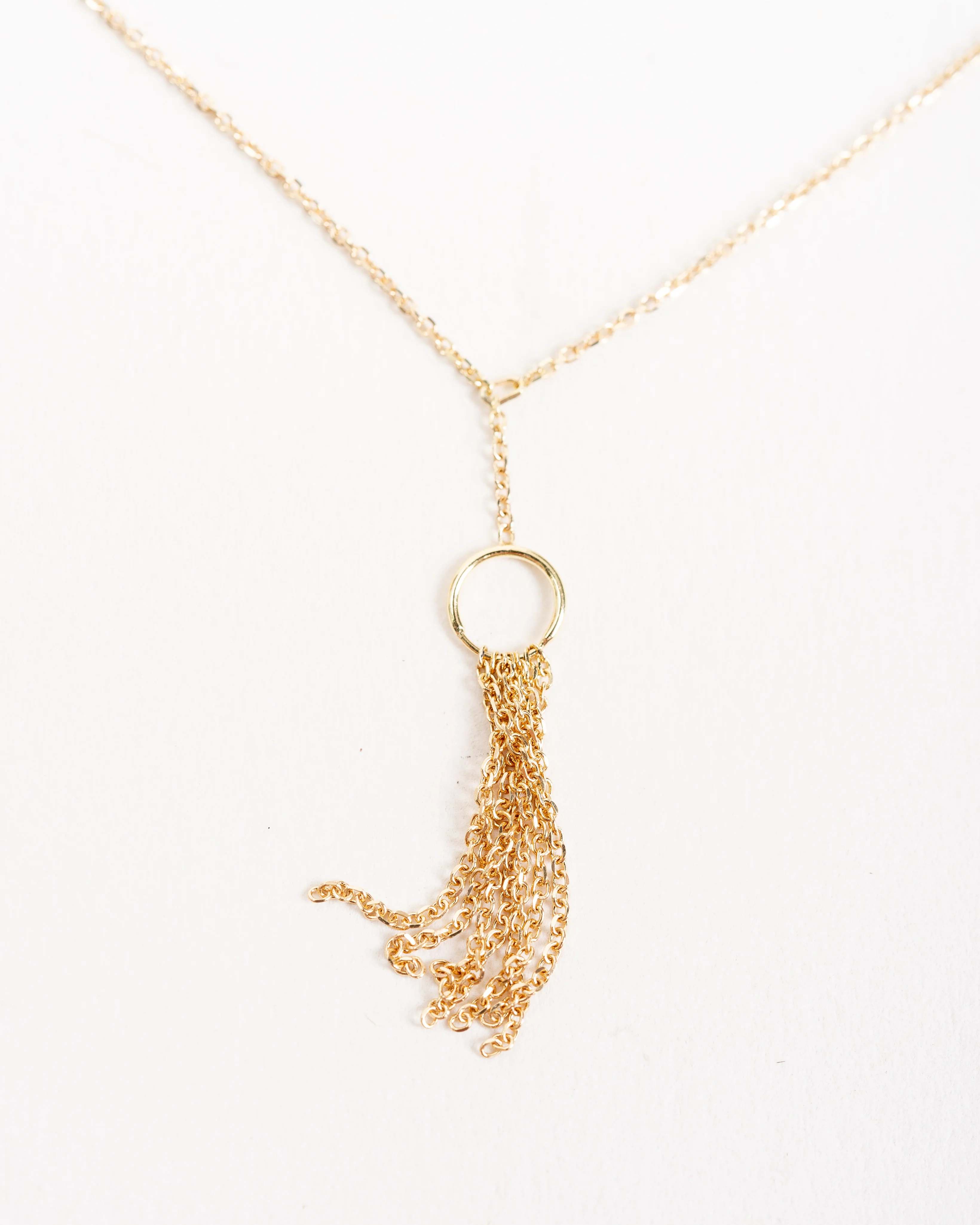 gold drop necklace - Image 2