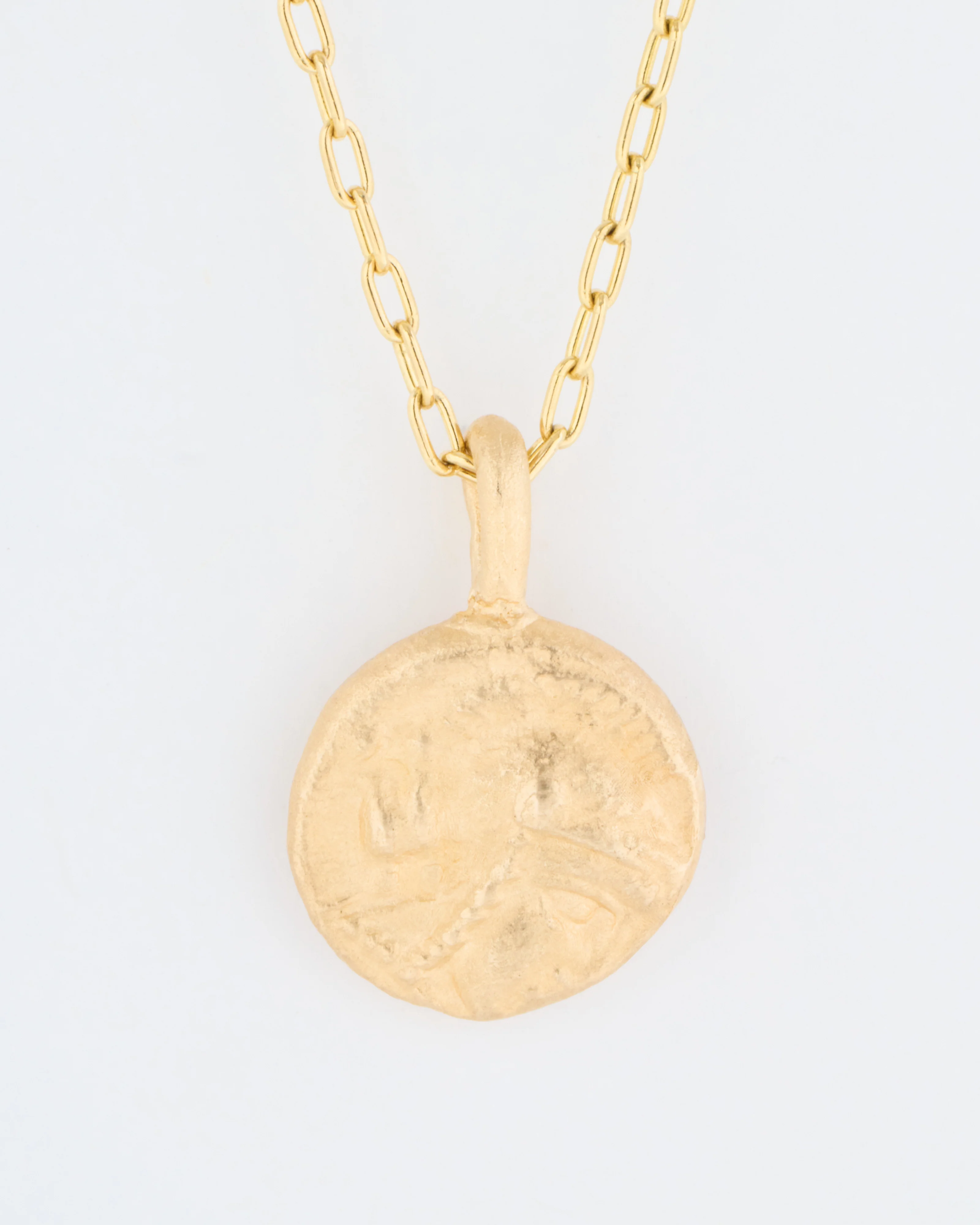 gorgon/athena coin necklace - Image 3