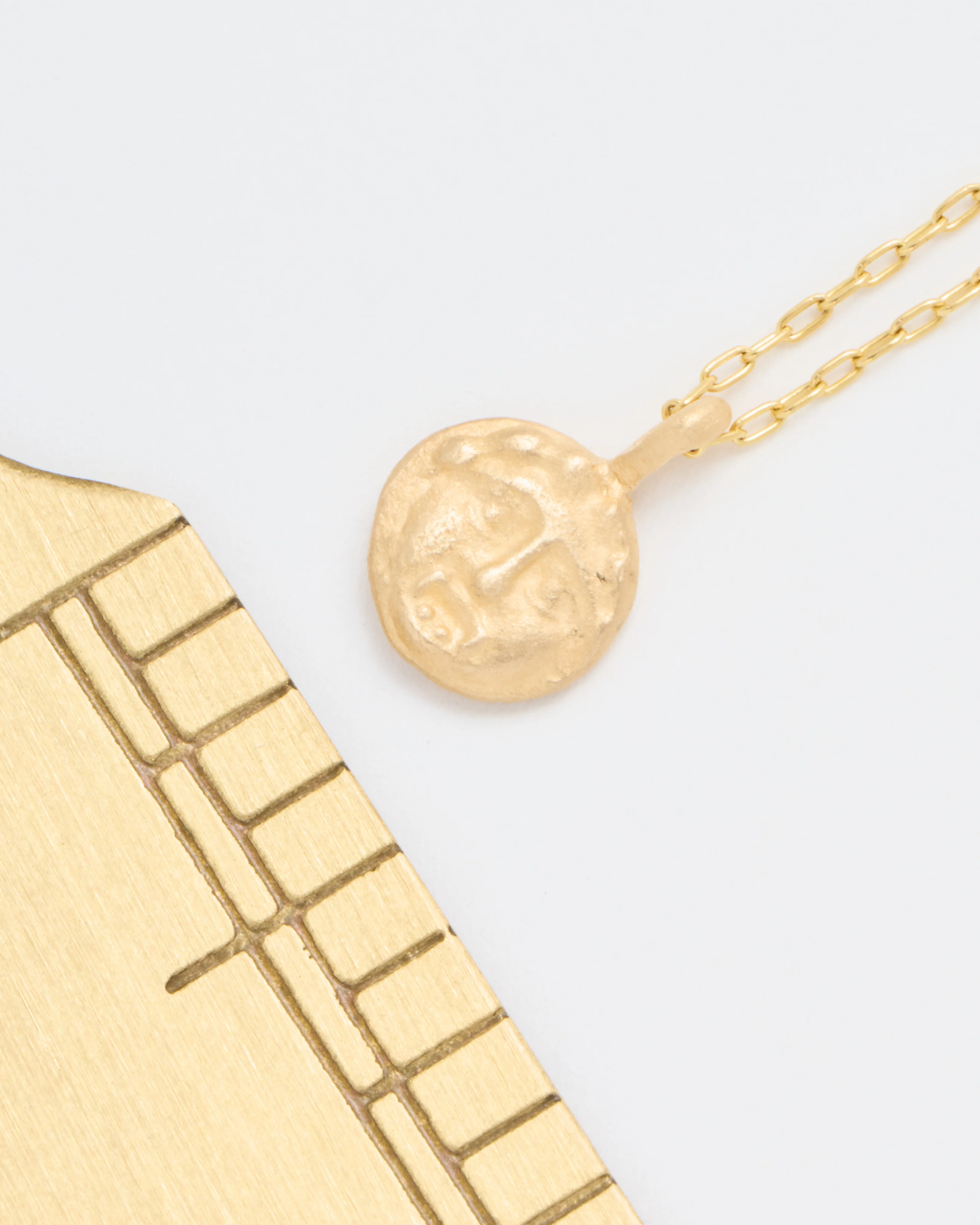 gorgon/athena coin necklace - Image 7